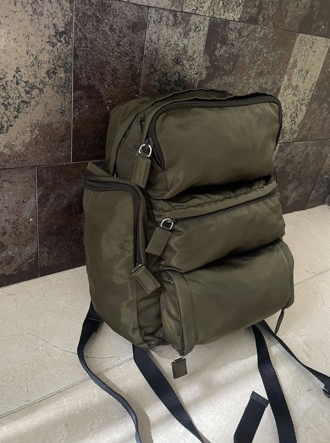 Prada Nylon Cargo Pocket Backpack