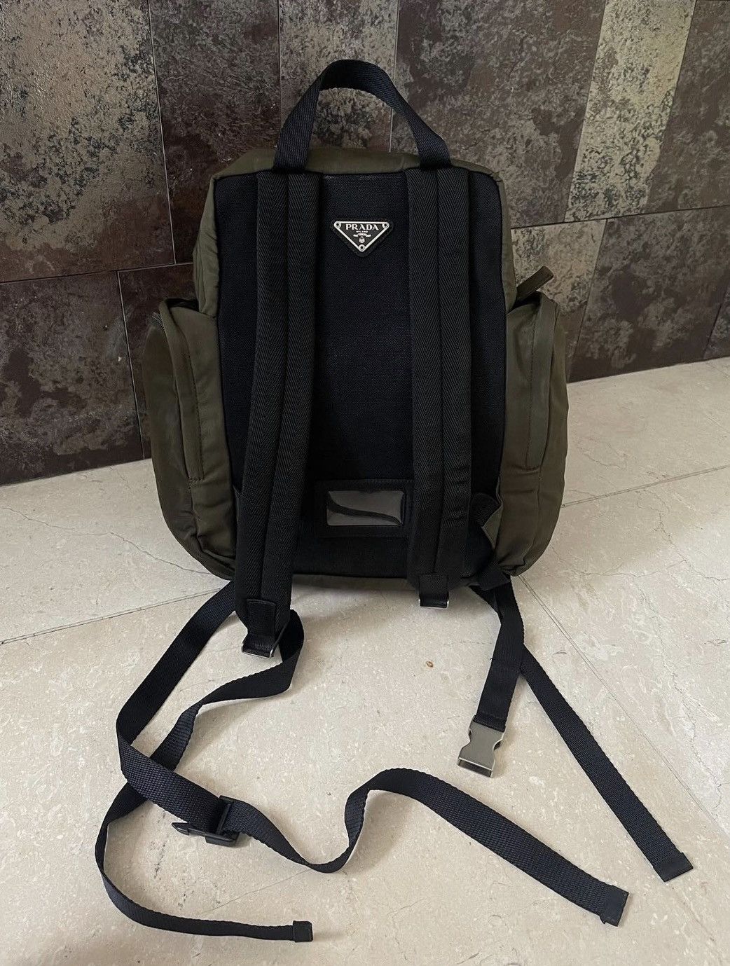 Prada Prada Nylon Cargo Pocket Backpack Size ONE SIZE - 3 Thumbnail
