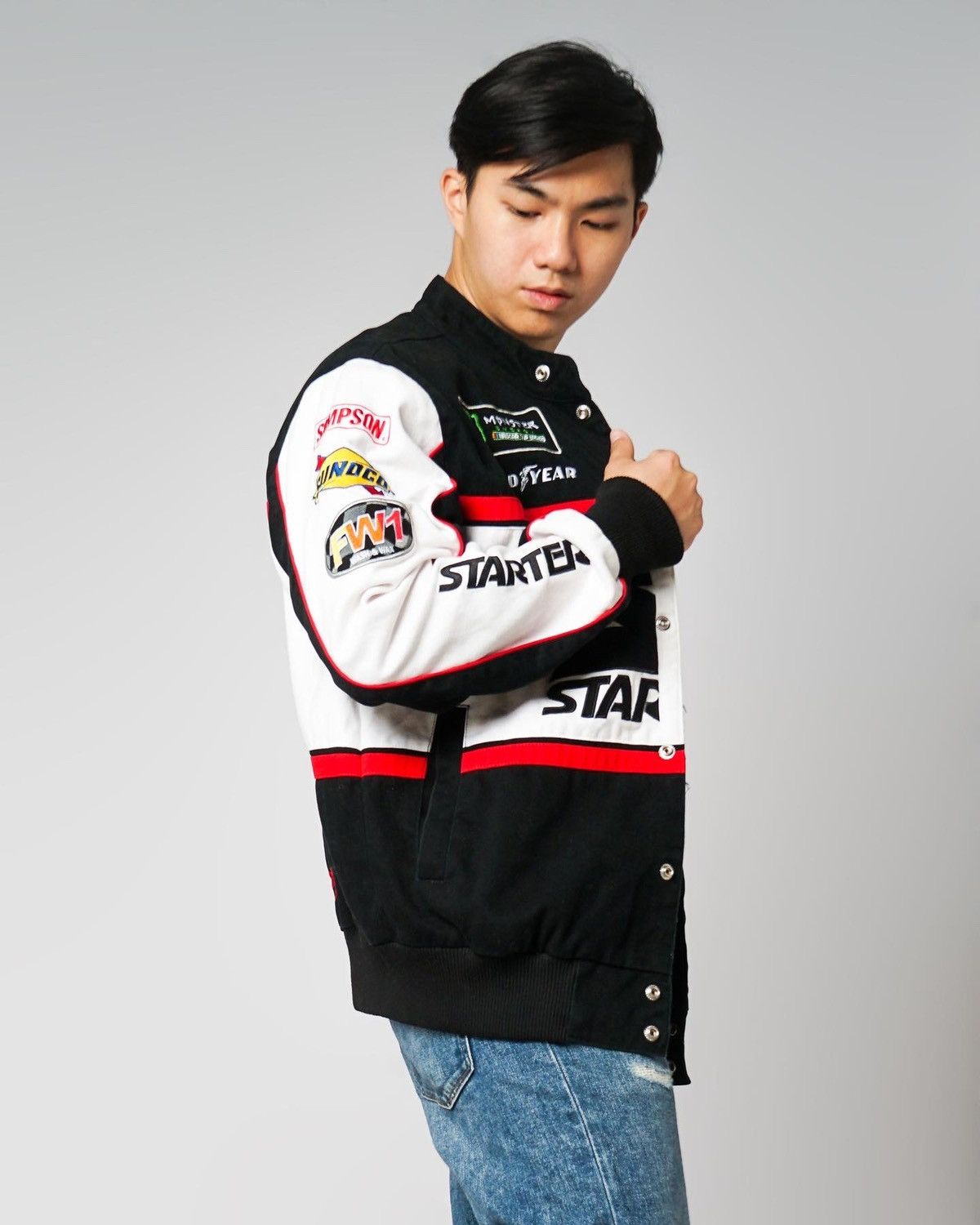 Nascar starter jacket deals