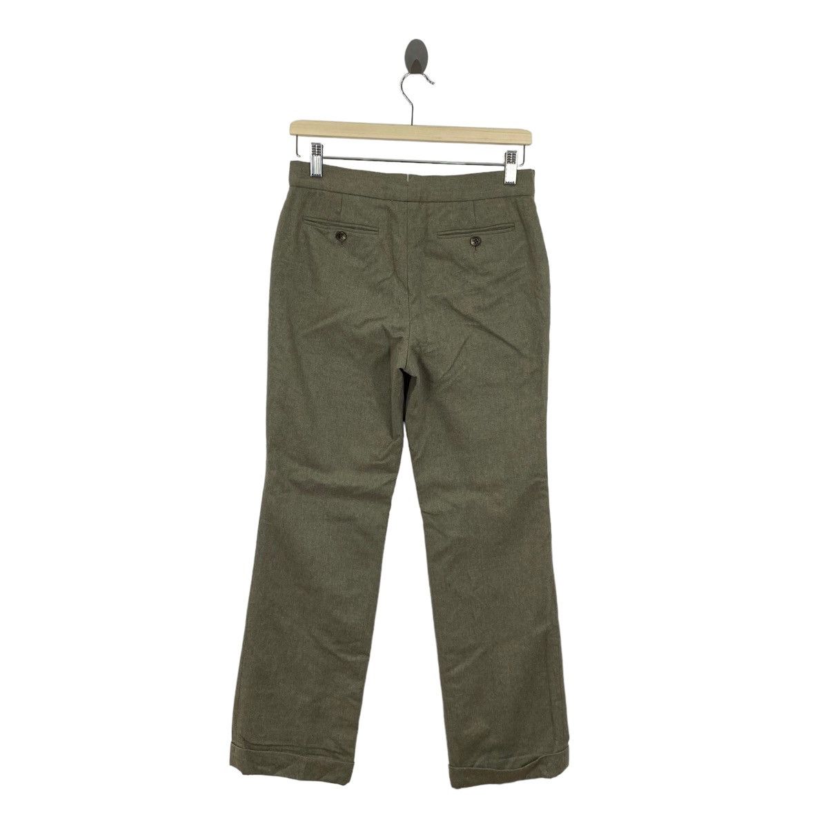 Ralph Lauren Vintage RALPH LAUREN Straight Cut Wool Trousers Casual Pant Size US 30 / EU 46 - 7 Thumbnail