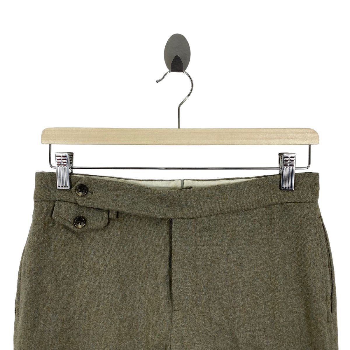 Ralph Lauren Vintage RALPH LAUREN Straight Cut Wool Trousers Casual Pant Size US 30 / EU 46 - 2 Thumbnail