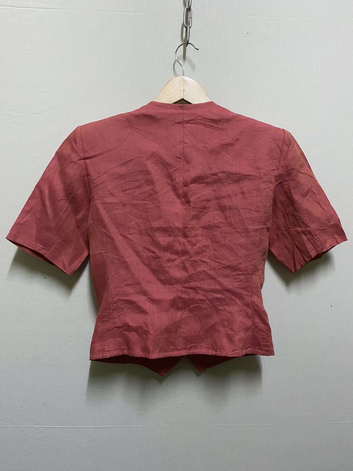 Yves Saint Laurent YSL Short Sleeve Jacket Office Size S / US 4 / IT 40 - 4 Thumbnail