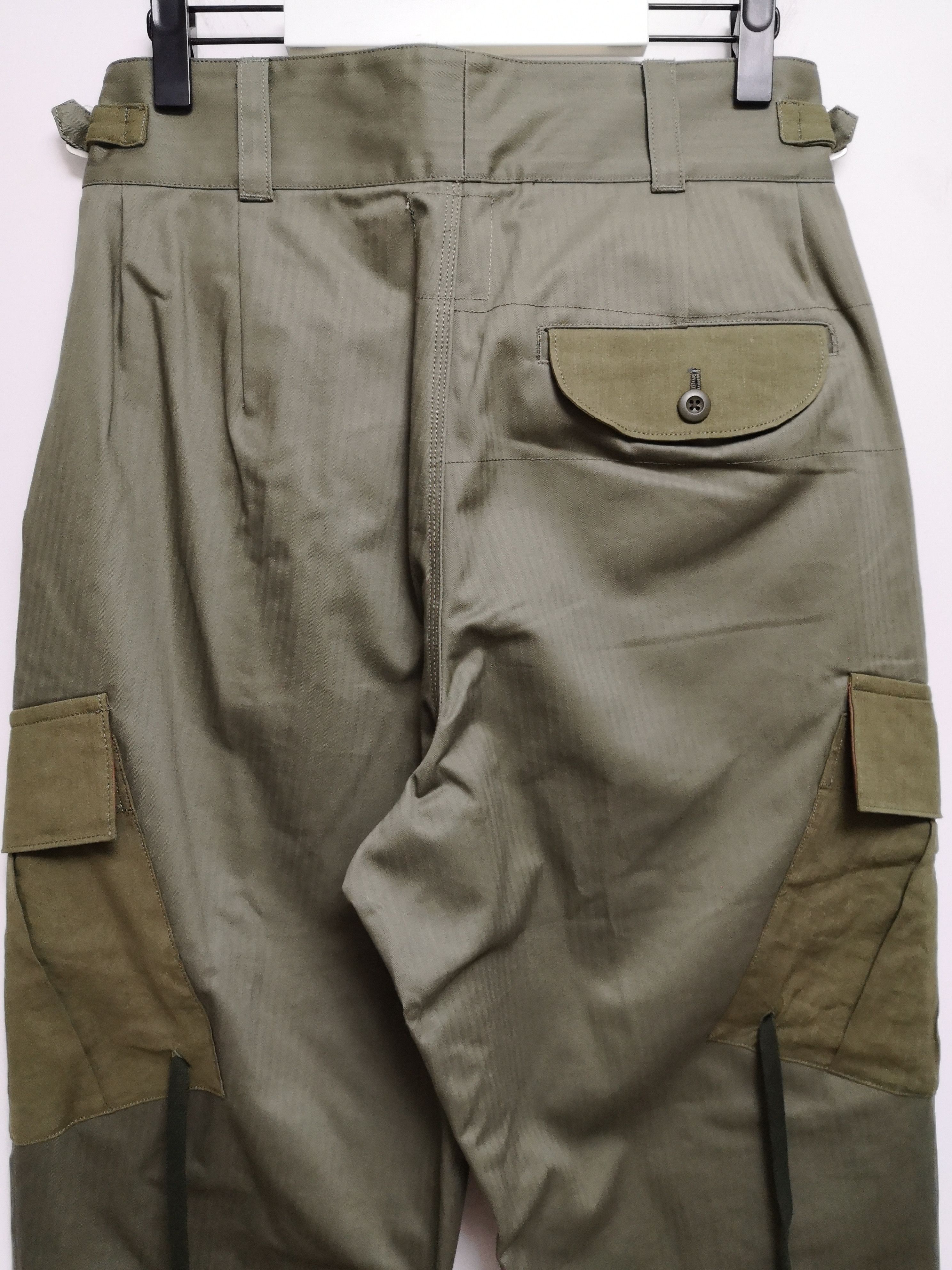 Japanese Brand Leh Gurkha Cargo Military Army Drop Crotch Wide Leg Pants Size US 34 / EU 50 - 4 Thumbnail
