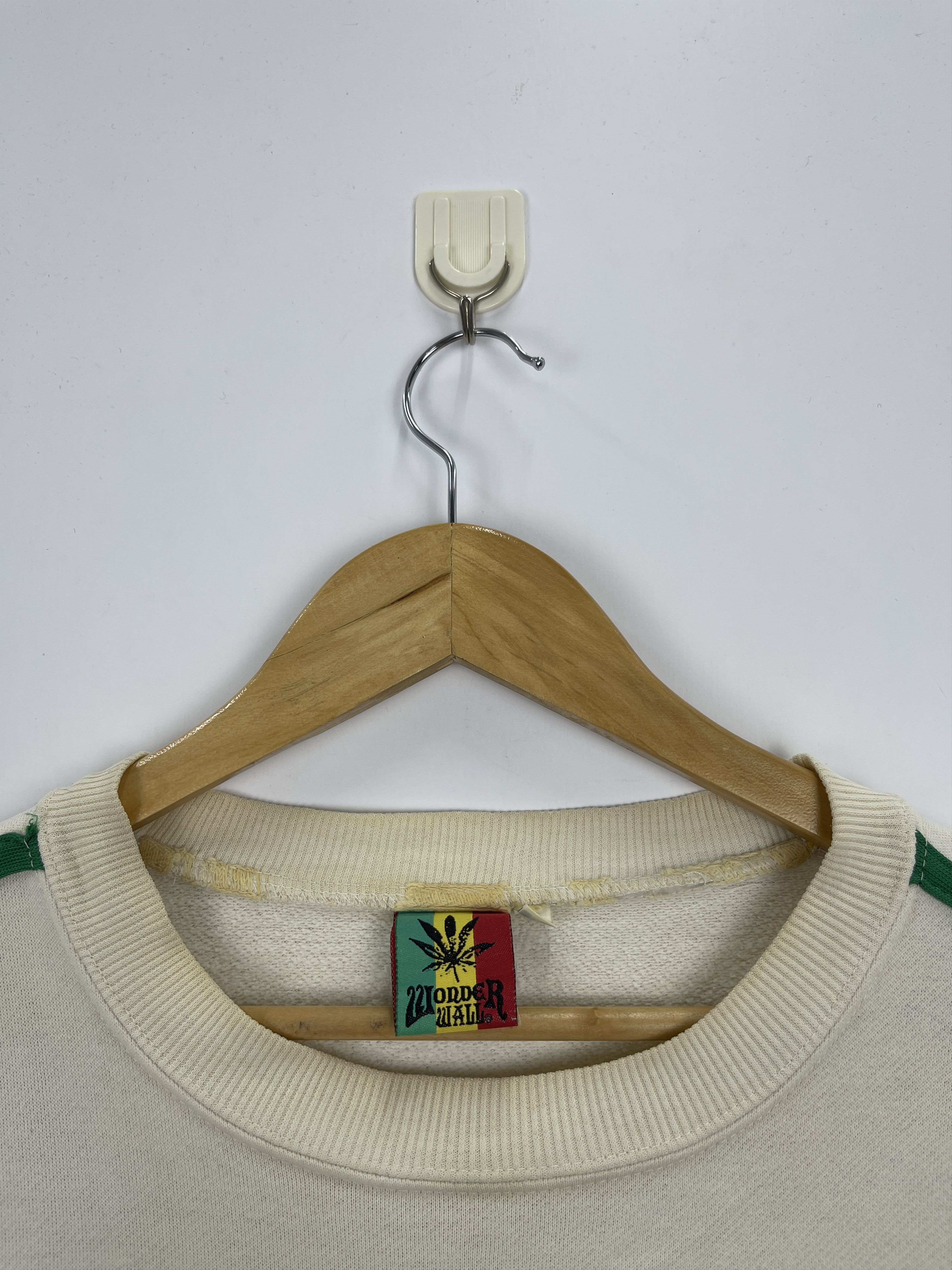 Japanese Brand Vintage Bob Marley Marijuana Sweatshirt Size US M / EU 48-50 / 2 - 7 Thumbnail