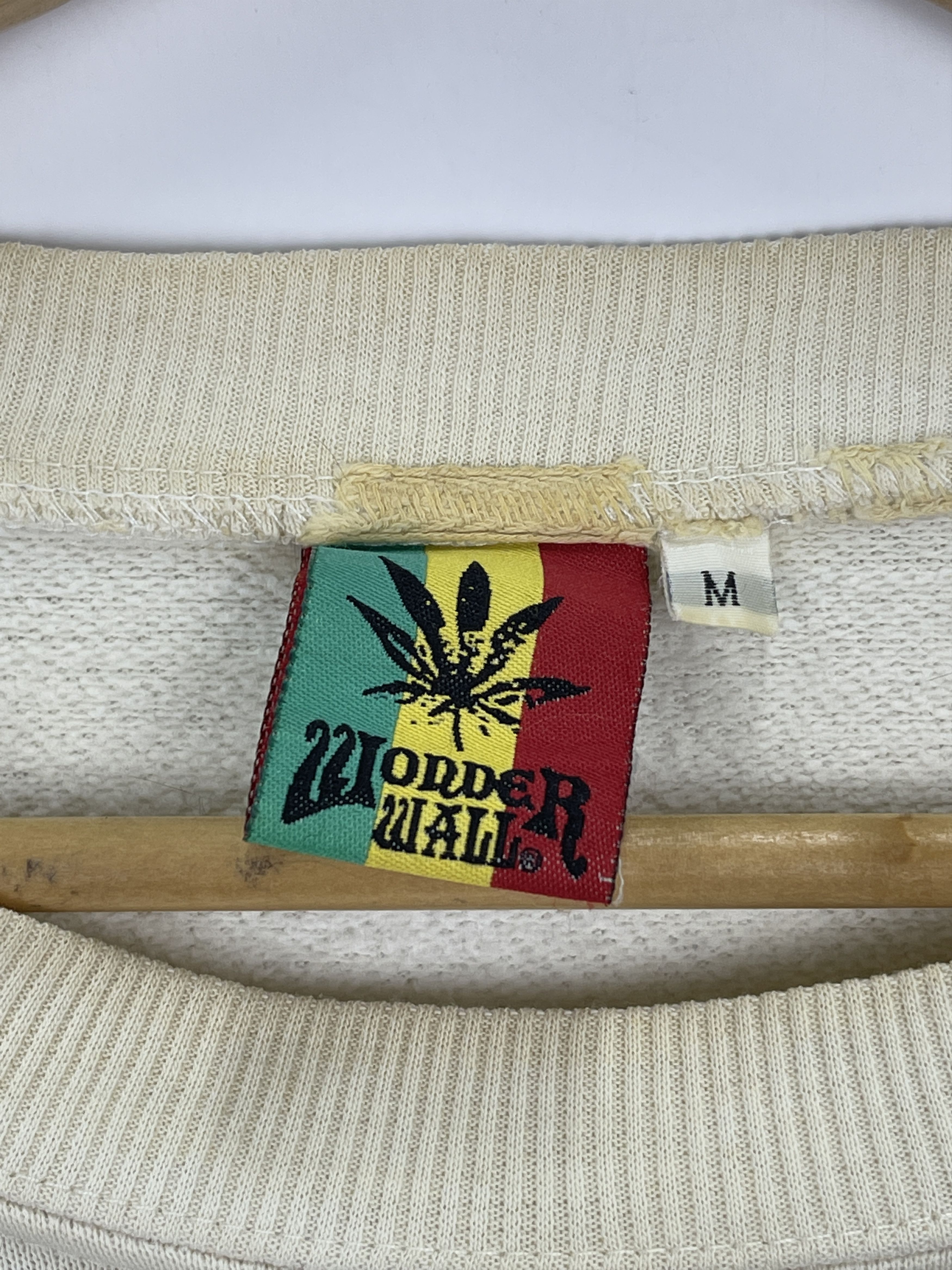 Japanese Brand Vintage Bob Marley Marijuana Sweatshirt Size US M / EU 48-50 / 2 - 5 Thumbnail