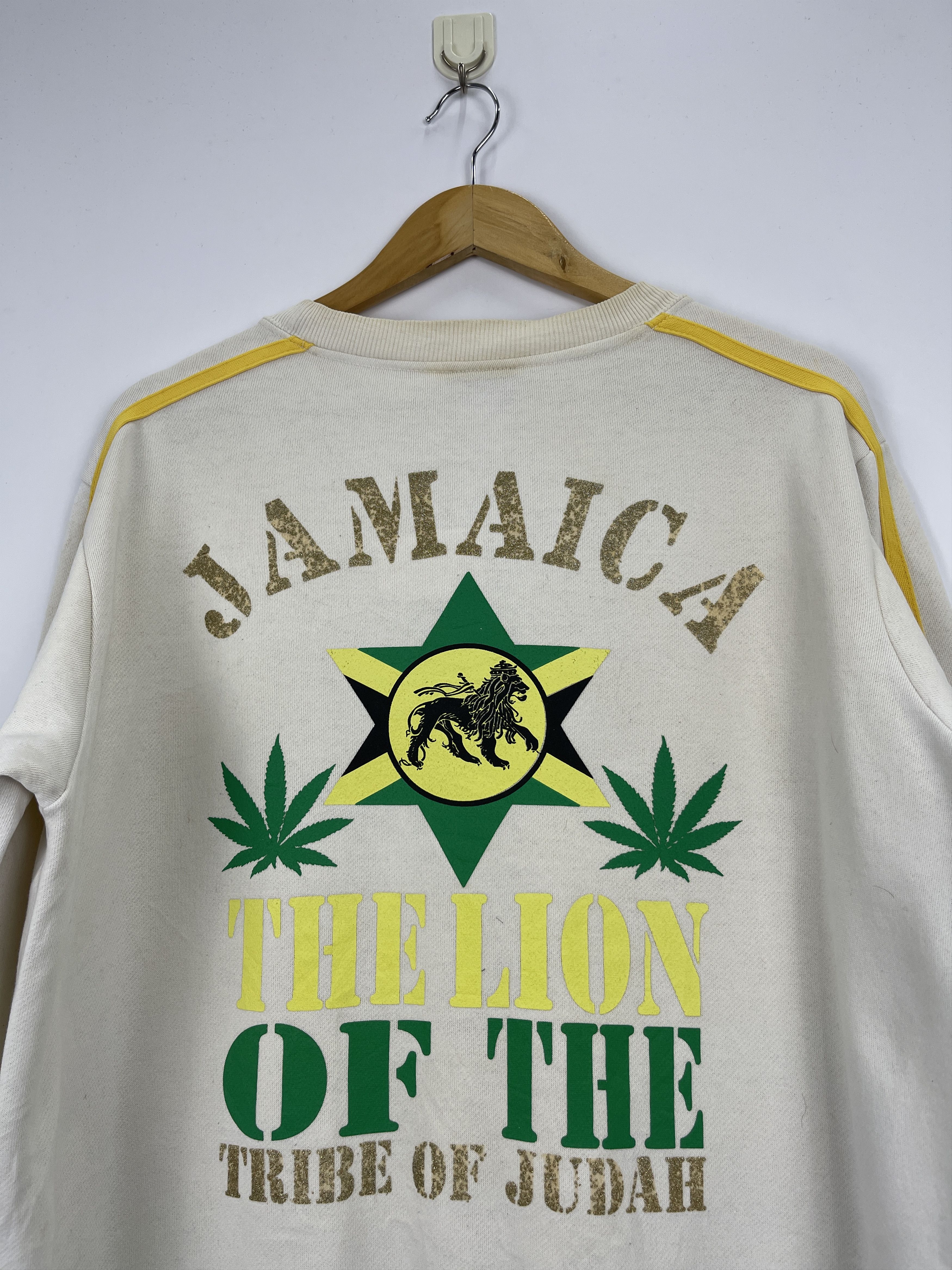 Japanese Brand Vintage Bob Marley Marijuana Sweatshirt Size US M / EU 48-50 / 2 - 8 Thumbnail