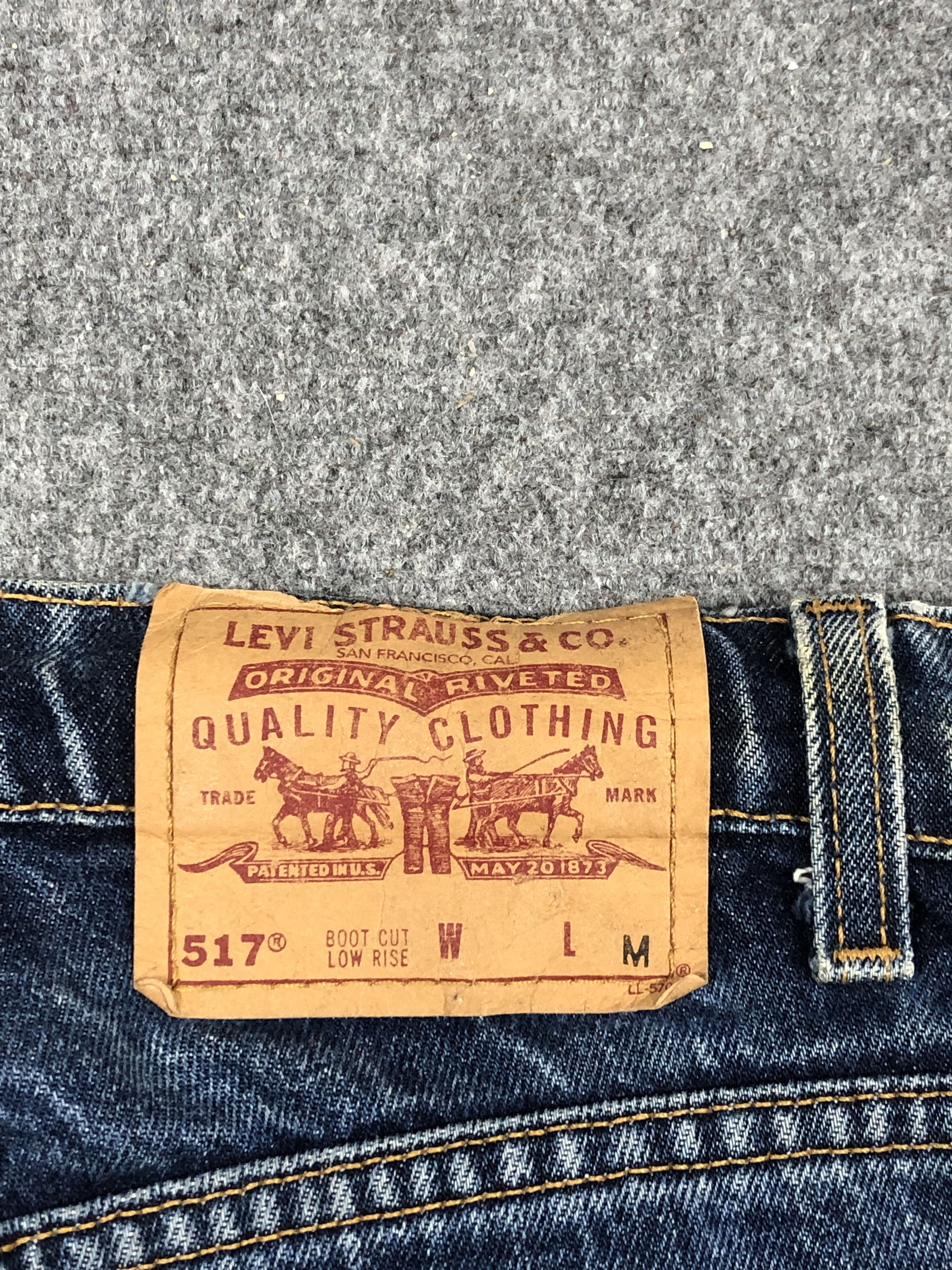 Levi's Vintage 90s 517 Flared Bootcut Jeans DPP0001 Size US 28 / EU 44 - 8 Thumbnail