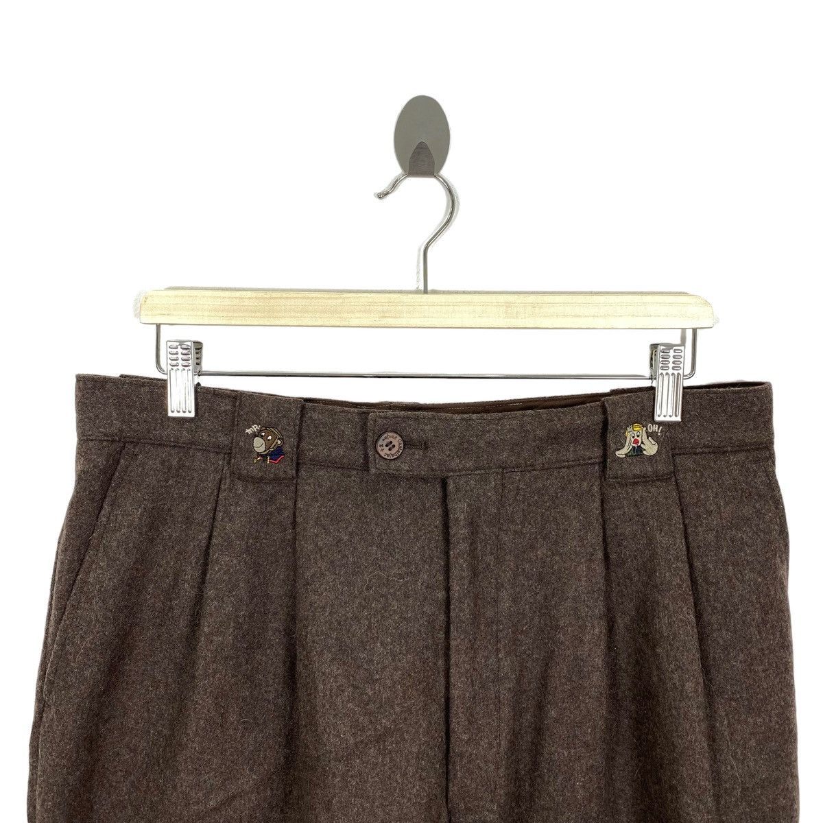 Vintage JC DE CASTELBAJAC x +2 Nature Sport Straight Cut Wool Pant Size US 33 - 2 Thumbnail