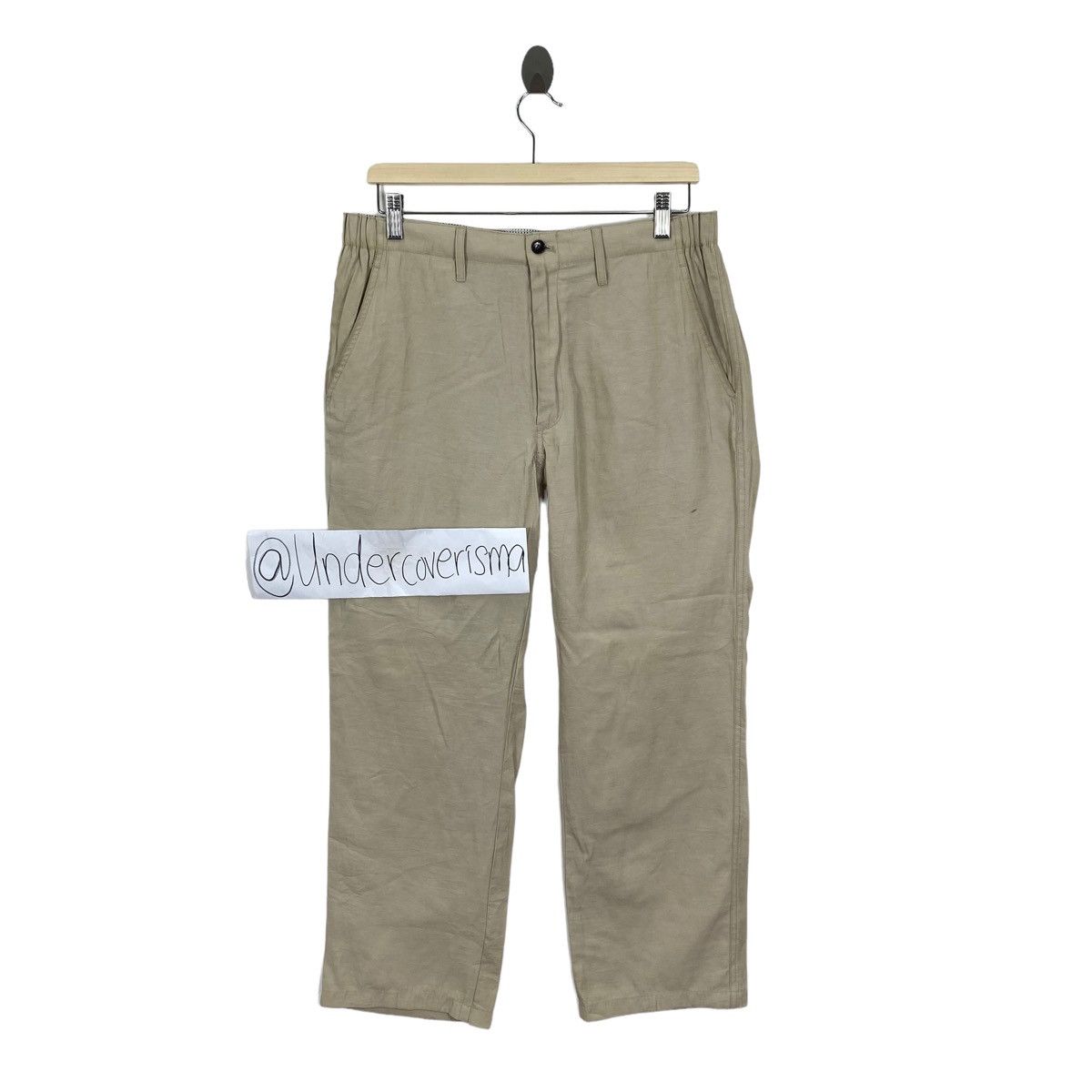 Playboy Vtg VIP PLAYBOY Collection Straight Cut Wool Casual Pant Size US 33 - 1 Thumbnail