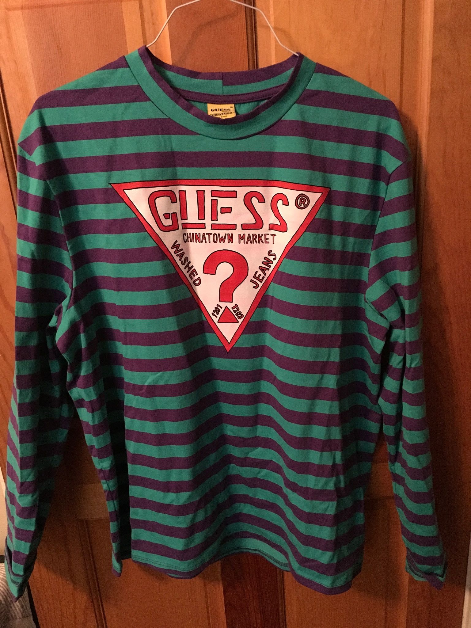 Guess x Chinatown Market Striped Long Sleeve