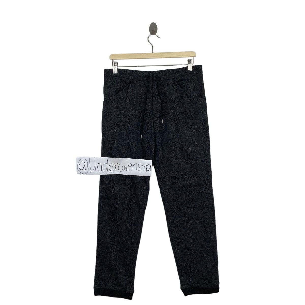 Japanese Brand WHT Japanese Brand Jogger Black Casual Fit Pant Size US 32 / EU 48 - 1 Thumbnail