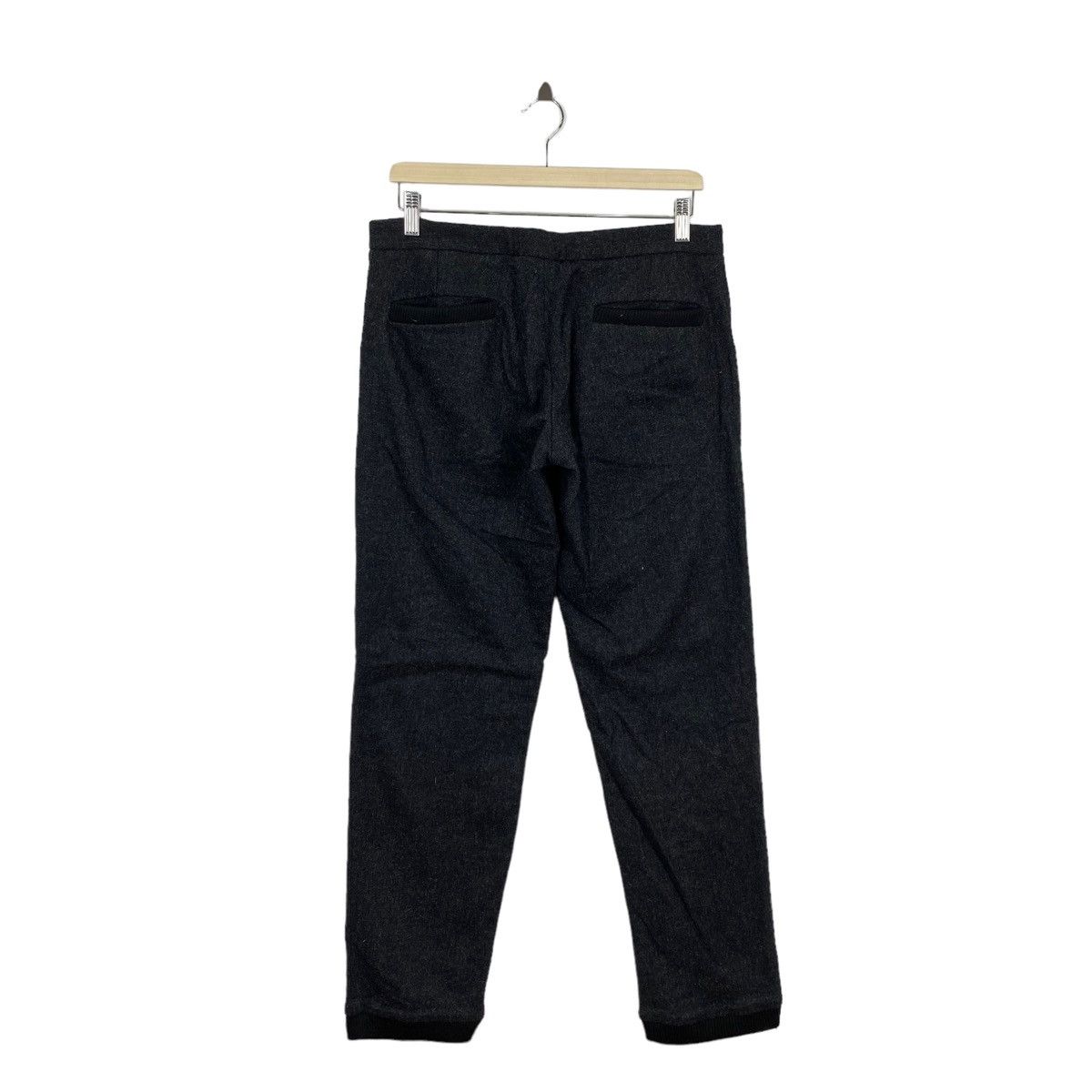 Japanese Brand WHT Japanese Brand Jogger Black Casual Fit Pant Size US 32 / EU 48 - 4 Thumbnail