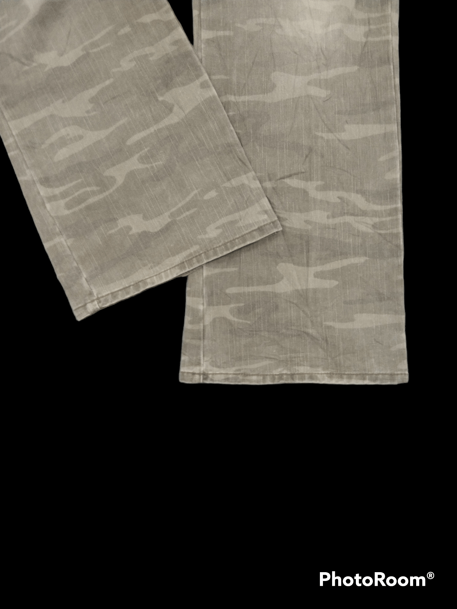 If Six Was Nine FLARE🔥KISSMARK FADED TACTICAL CAMO PANTS Size US 30 / EU 46 - 6 Thumbnail