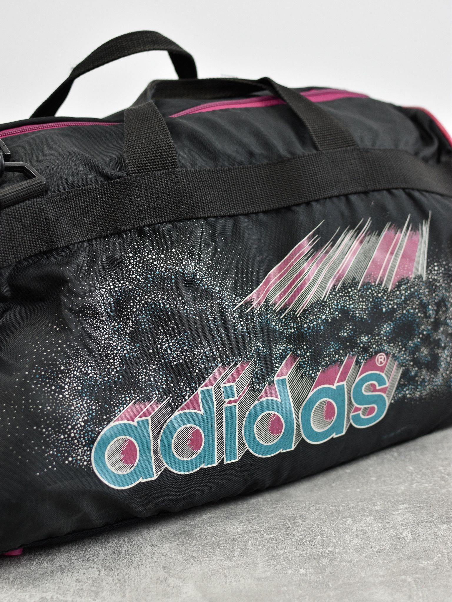 Adidas × Vintage Vintage Adidas Athletic Sport Big Bag Size ONE SIZE - 3 Thumbnail