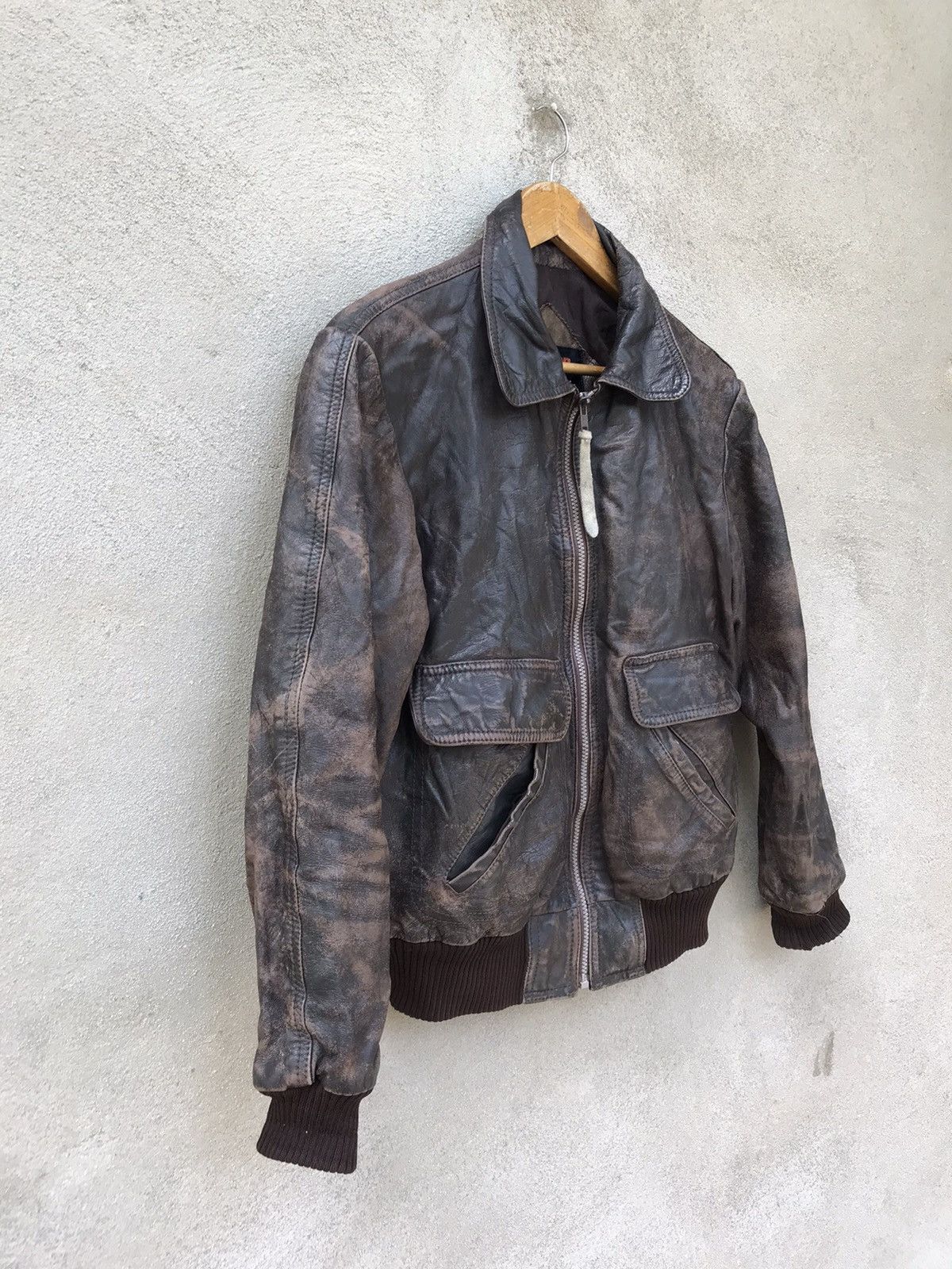 McGregor × Vintage RARE MCGREGOR LEATHER JACKET Size US M / EU 48-50 / 2 - 5 Thumbnail