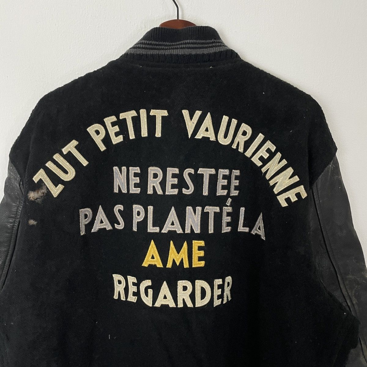 Japanese Brand Vintage Anecdote Embroidery Big Logo Faded Varsity Jacket Size US L / EU 52-54 / 3 - 11 Thumbnail