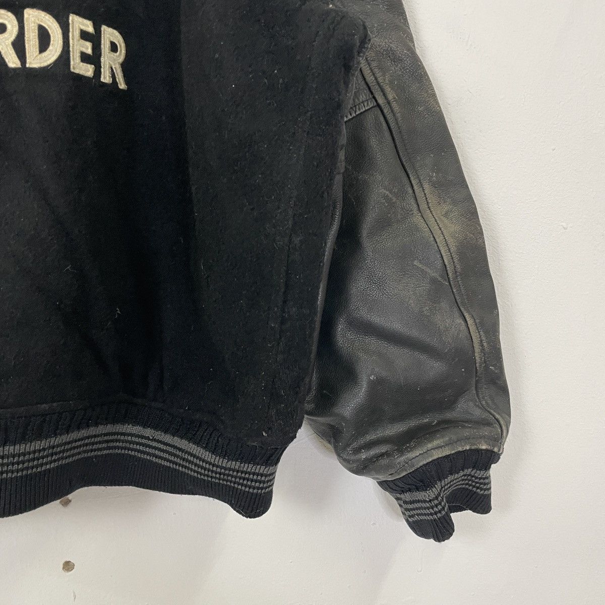 Japanese Brand Vintage Anecdote Embroidery Big Logo Faded Varsity Jacket Size US L / EU 52-54 / 3 - 9 Thumbnail