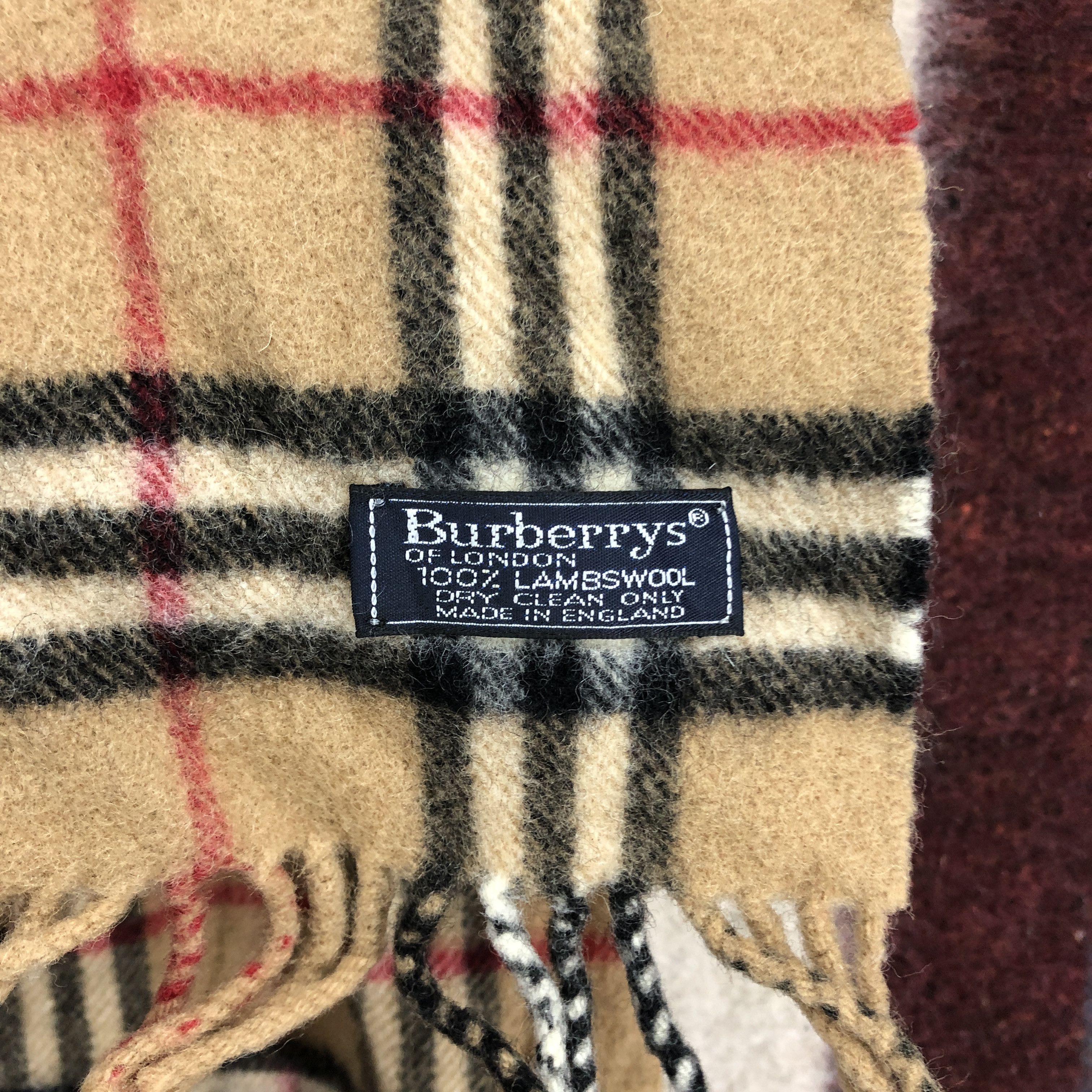 Burberry 90s Vintage BURBERRYS Nova Check Muffler Scarf #0745/AF Size ONE SIZE - 4 Thumbnail