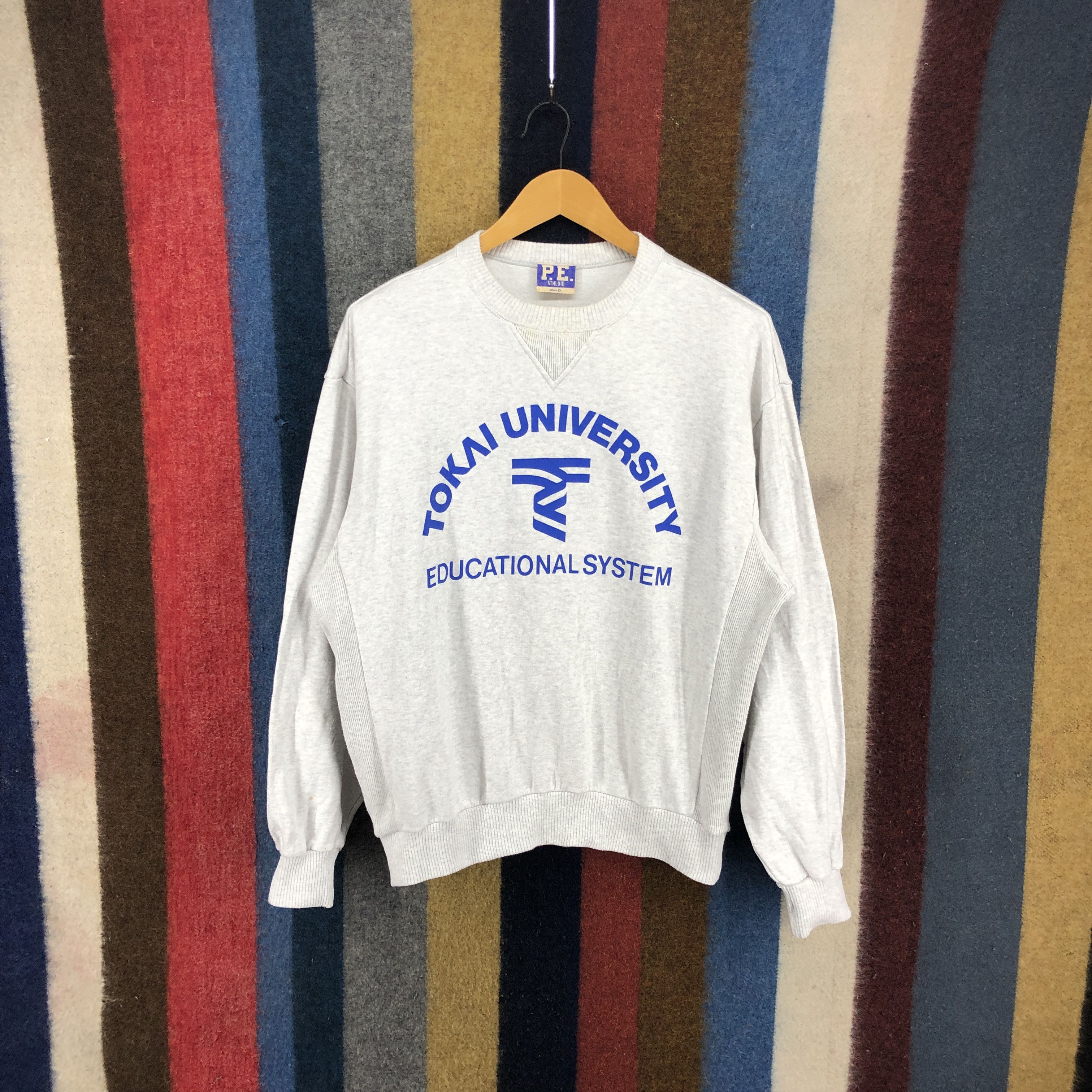 Goldwin 90s Vintage TOKAI UNIVERSITY Crew Neck Sweatshirt #0294/N Size US L / EU 52-54 / 3 - 1 Thumbnail