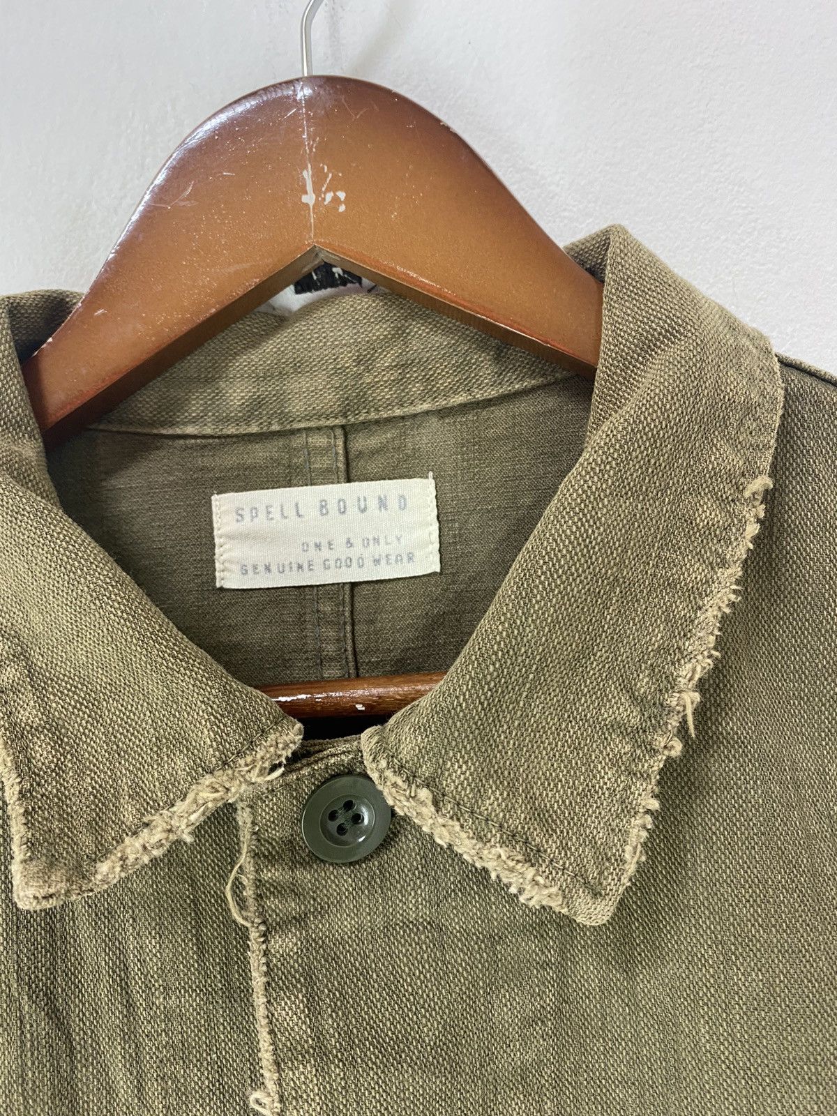 Spellbound chore Jacket Distressed Design