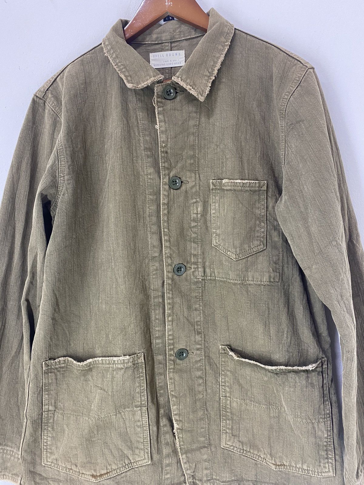 Spellbound chore Jacket Distressed Design