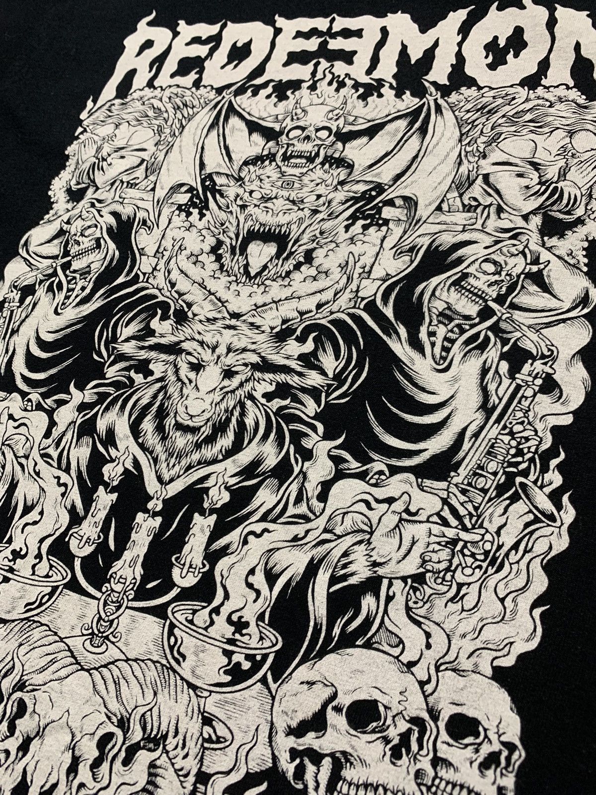 Band Tees Redeemon Skull’s Demon Big Print T-Shirt Size US M / EU 48-50 / 2 - 5 Thumbnail