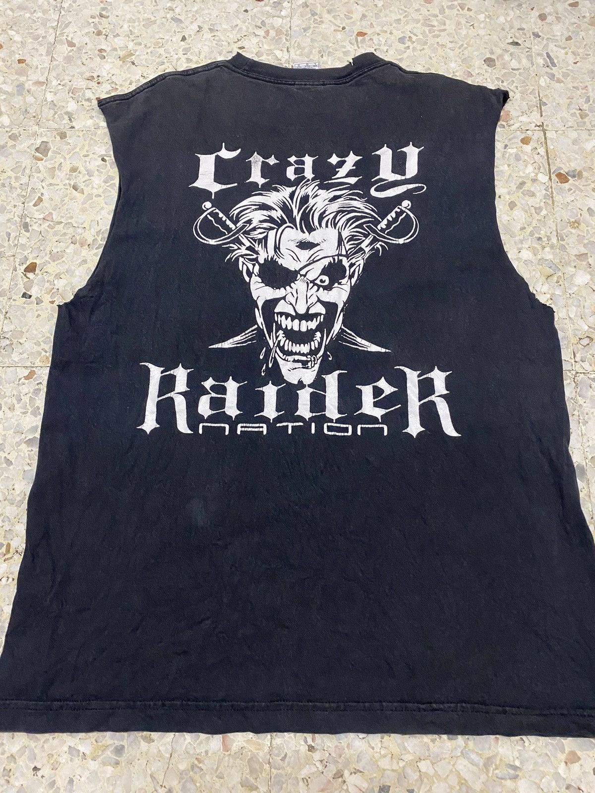NFL × Vintage Vintage Oakland Raiders Sleeveless Shirt Design Distressed Size US L / EU 52-54 / 3 - 8 Thumbnail