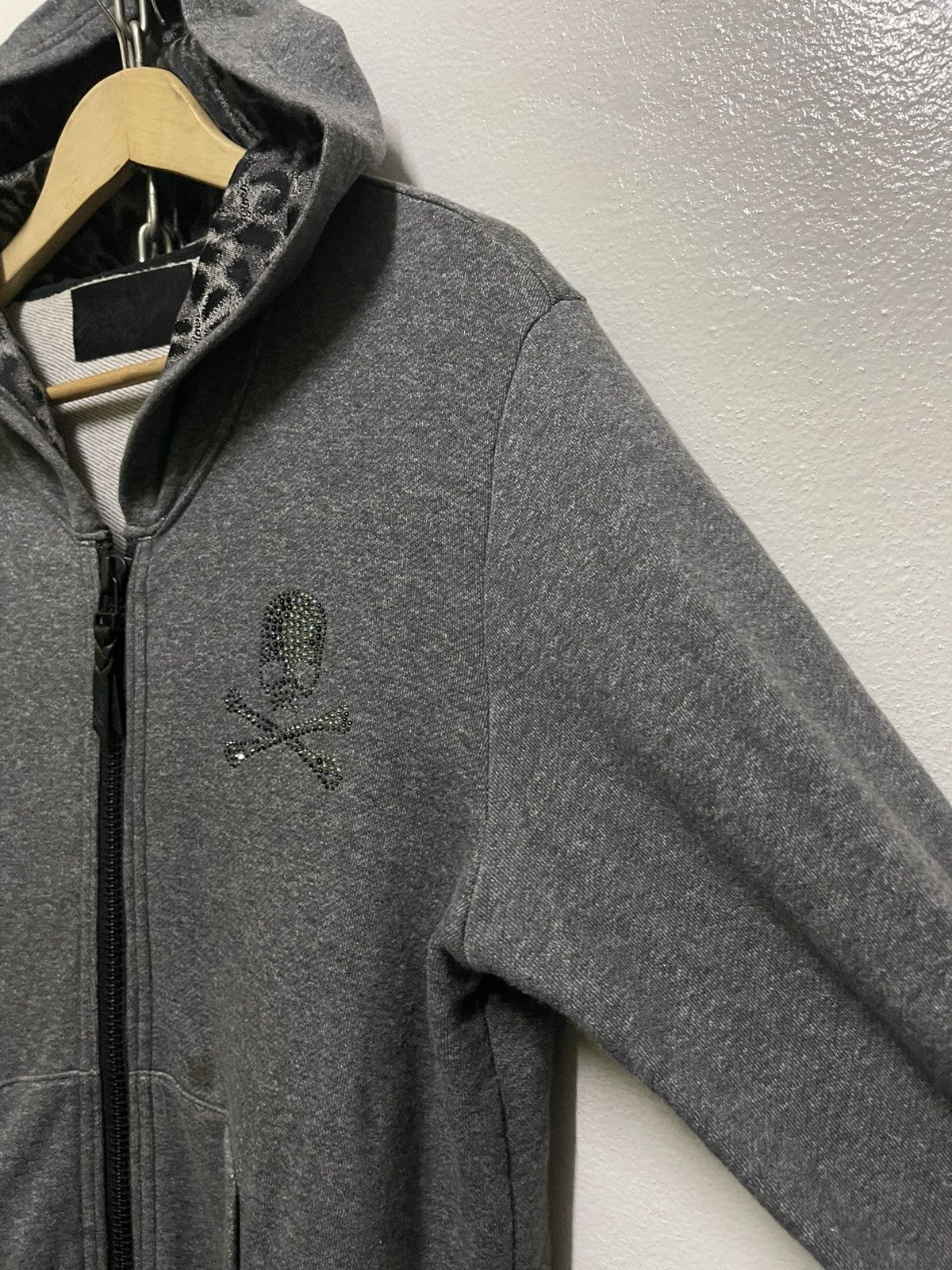 Japanese Brand × Roen Roen Skull Sweater Zipper Hoodie Japan Size US M / EU 48-50 / 2 - 8 Thumbnail