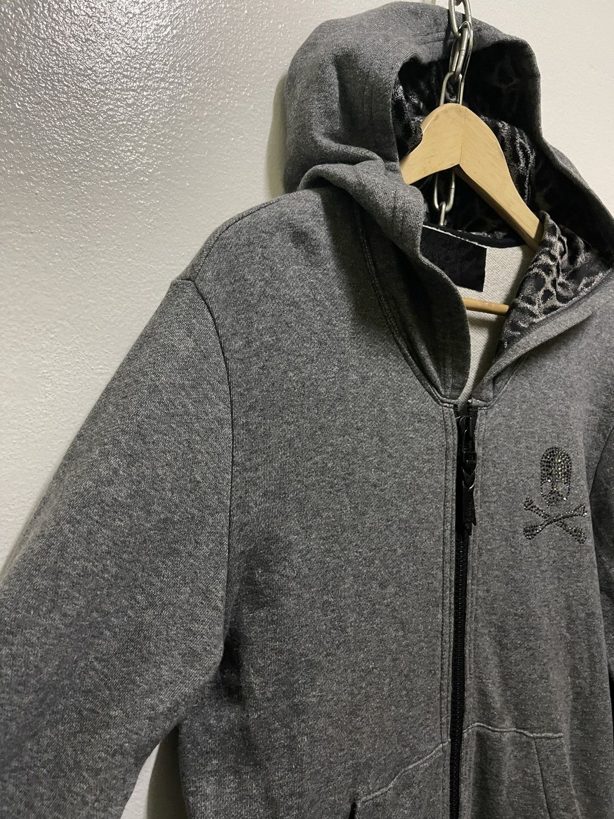 Japanese Brand × Roen Roen Skull Sweater Zipper Hoodie Japan Size US M / EU 48-50 / 2 - 2 Thumbnail
