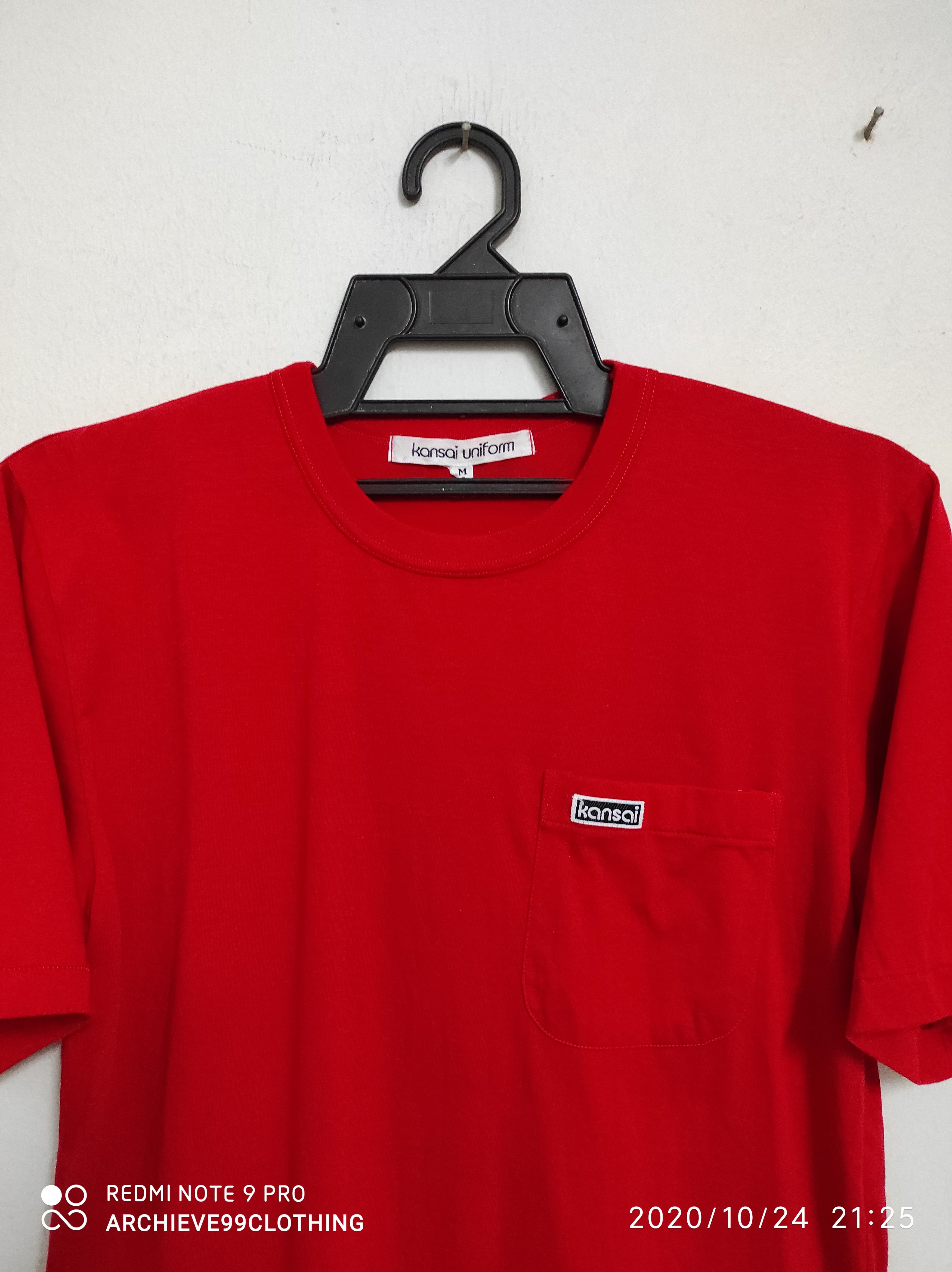 Kansai Yamamoto Vintage Kansai Uniform by Kansai Yamamoto single pocket tee Size US M / EU 48-50 / 2 - 6 Thumbnail