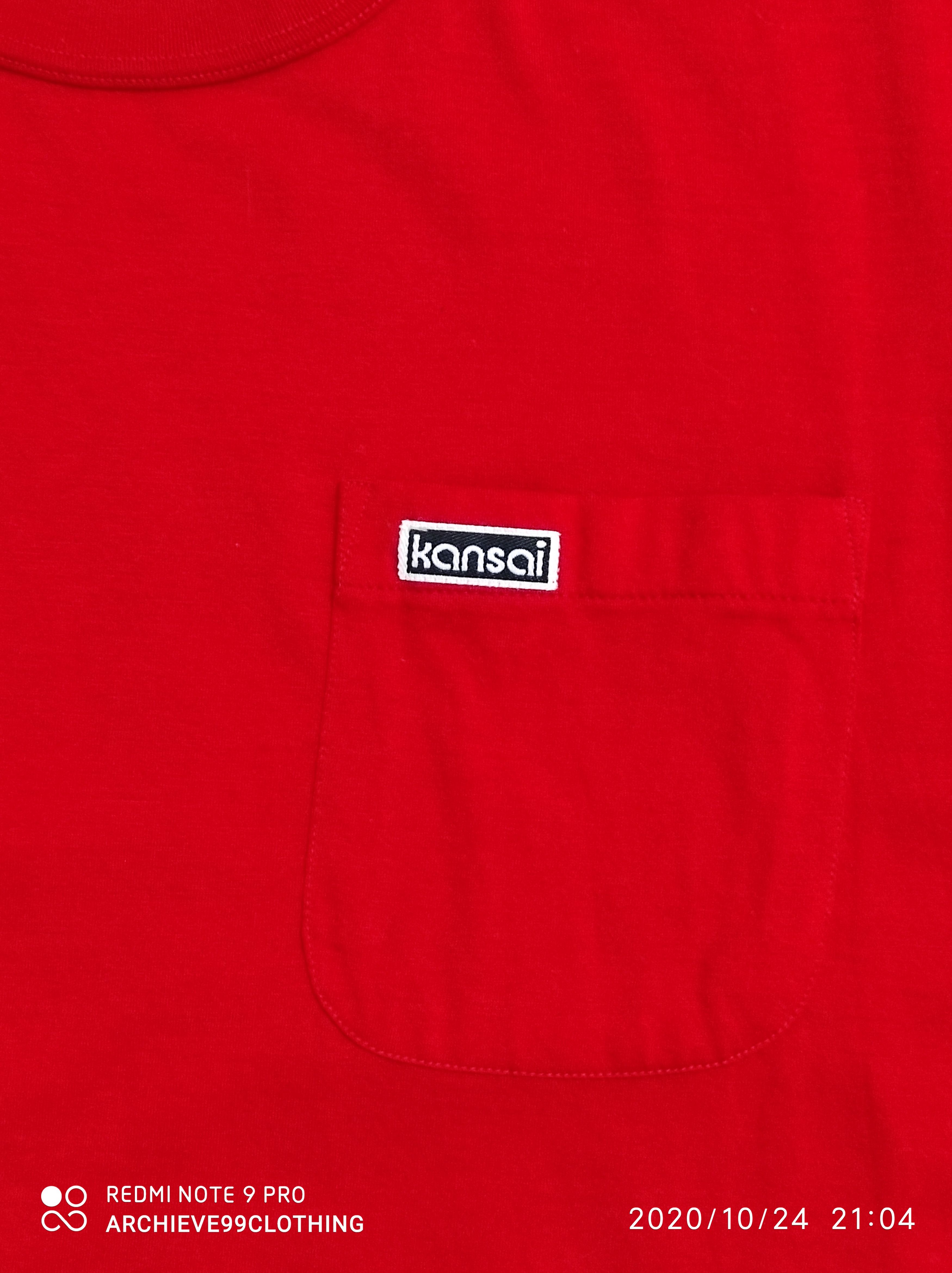 Kansai Yamamoto Vintage Kansai Uniform by Kansai Yamamoto single pocket tee Size US M / EU 48-50 / 2 - 10 Thumbnail