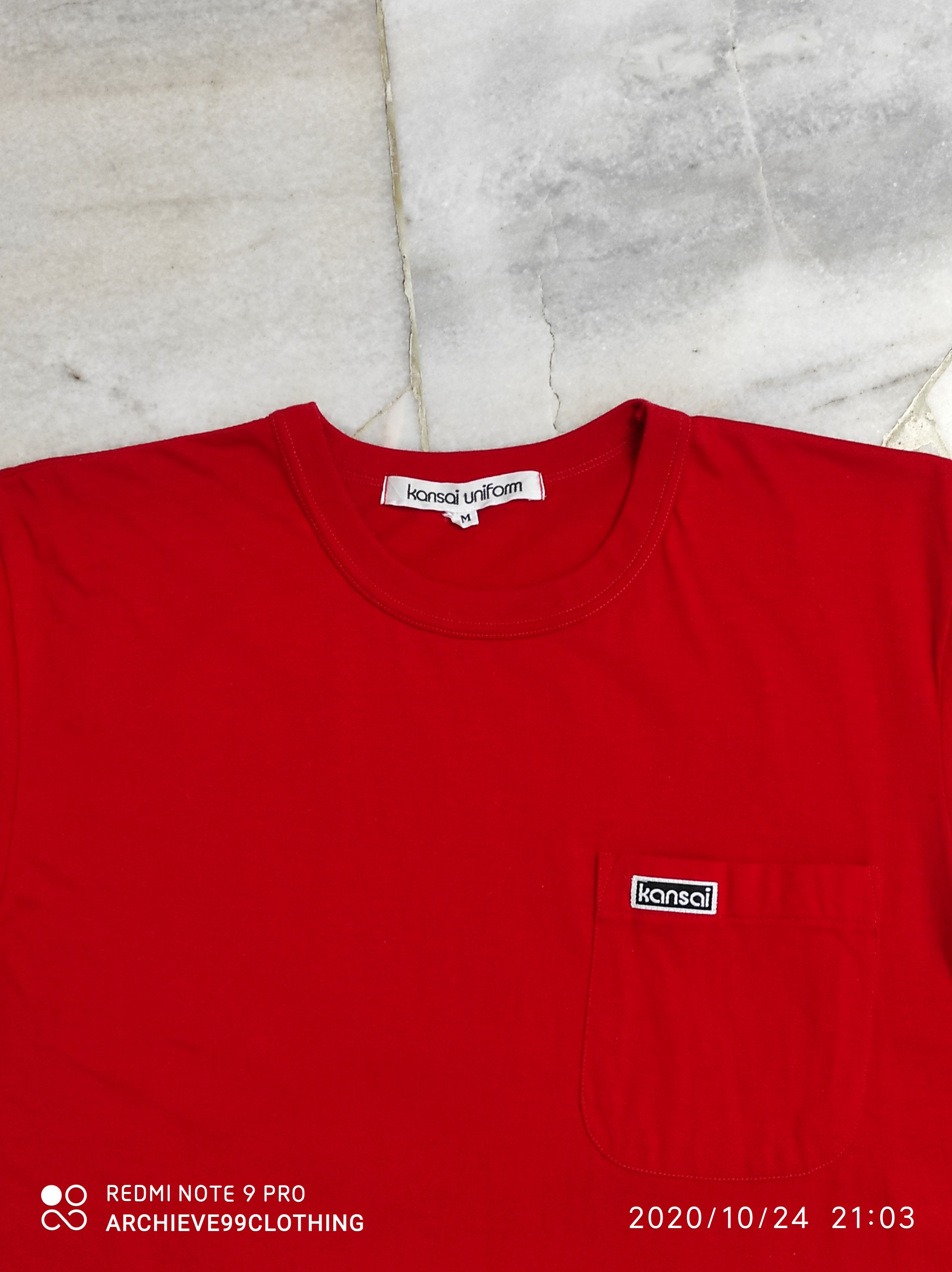 Kansai Yamamoto Vintage Kansai Uniform by Kansai Yamamoto single pocket tee Size US M / EU 48-50 / 2 - 9 Thumbnail