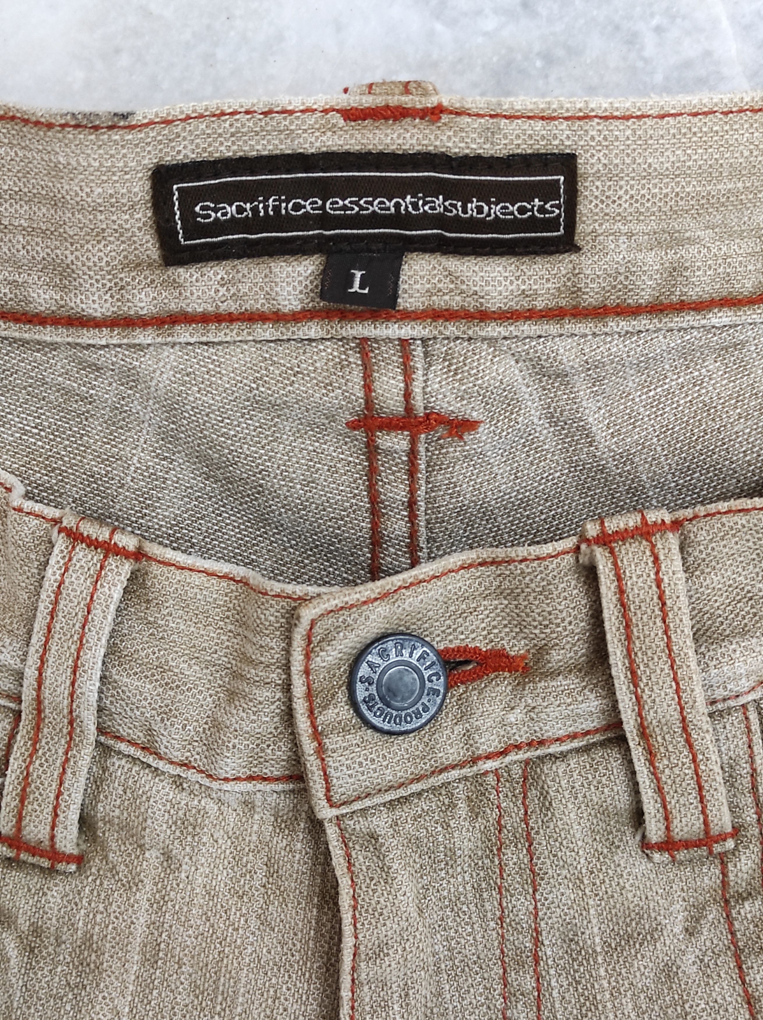 Japanese Brand Sacrifice Essential Subjects Double front pocket Jeans Size US 31 - 4 Thumbnail