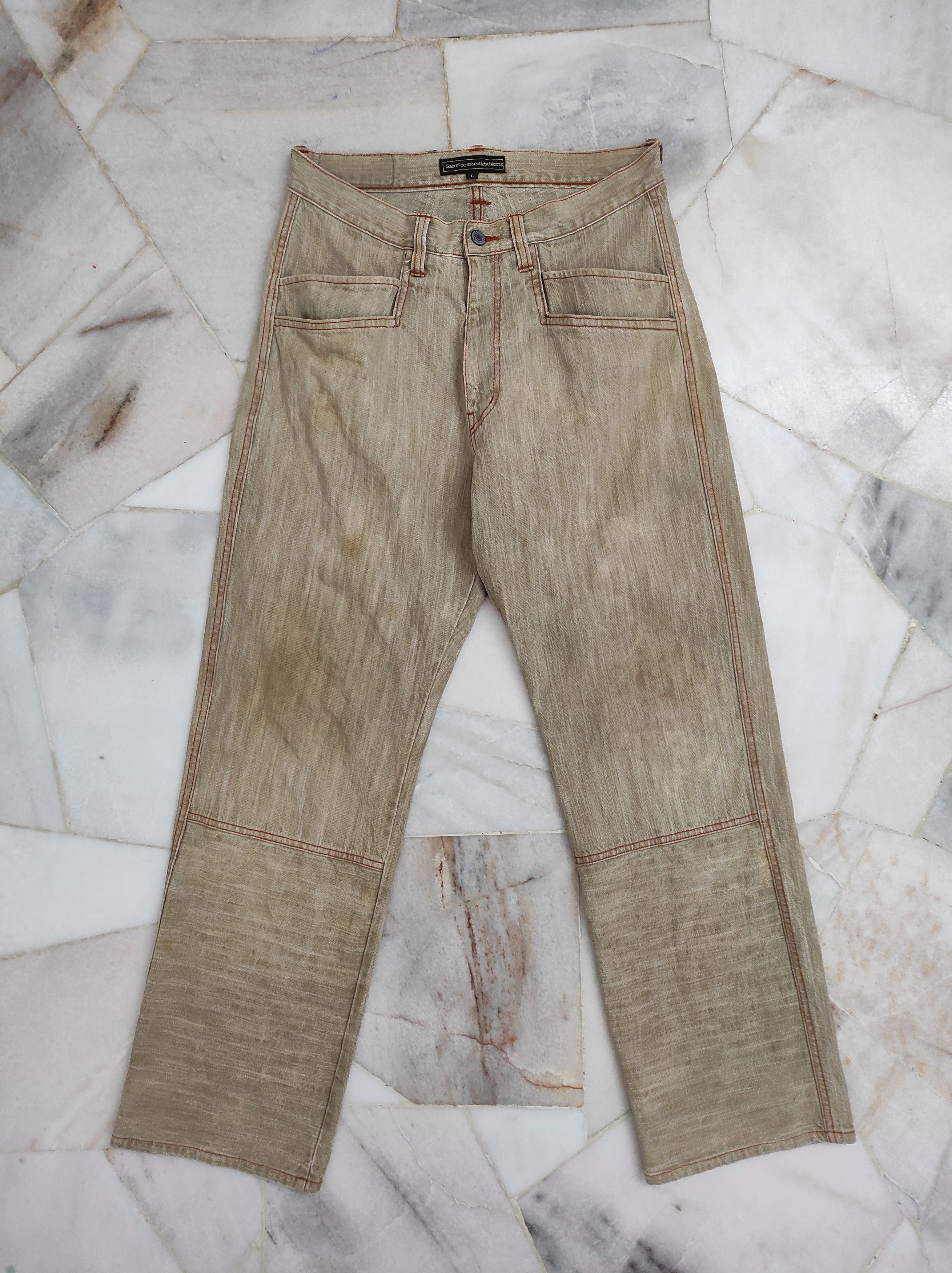 Japanese Brand Sacrifice Essential Subjects Double front pocket Jeans Size US 31 - 1 Thumbnail