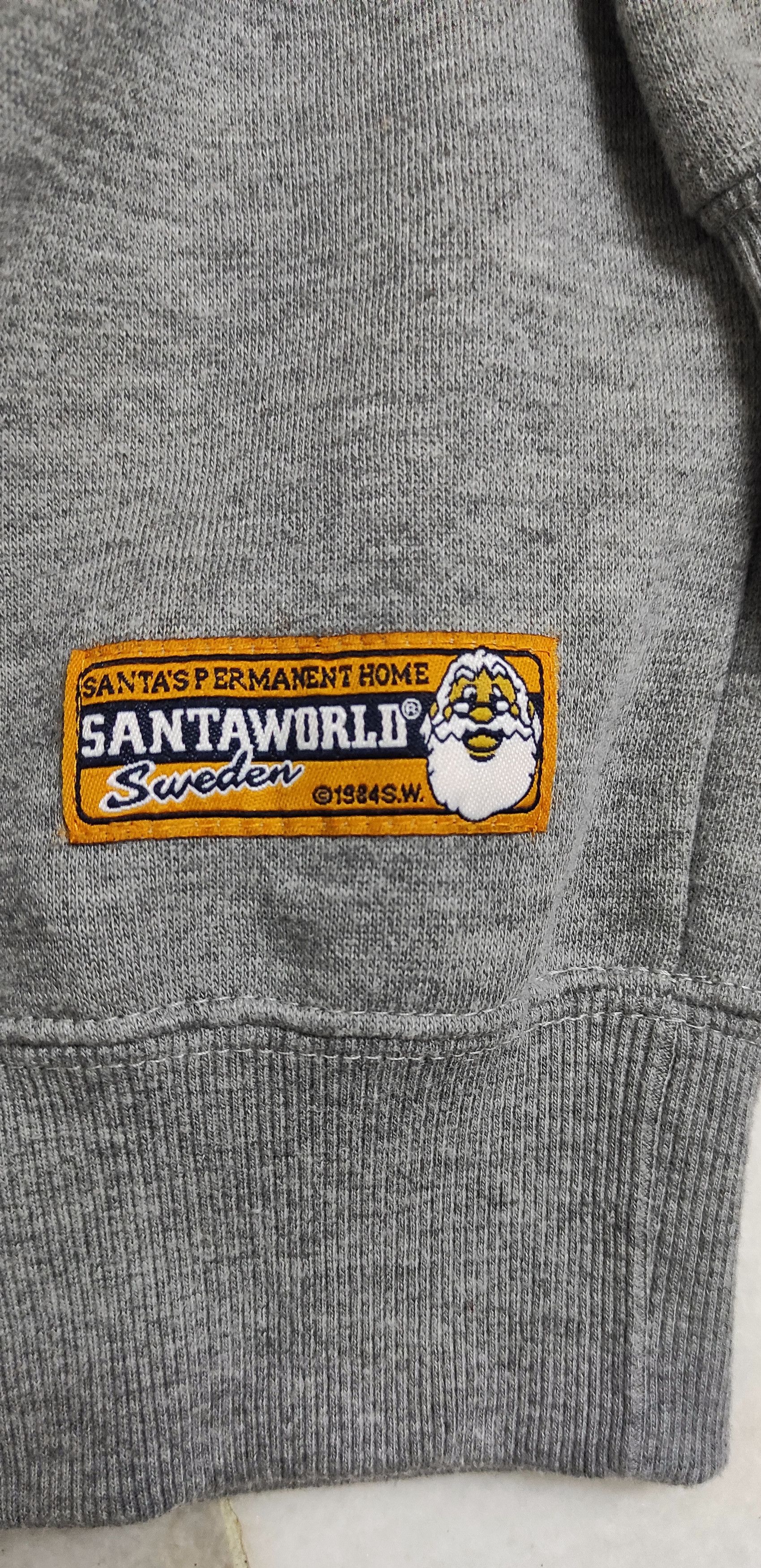 Designer 1984 SANTA WORLD Sweden sweatshirt Size US M / EU 48-50 / 2 - 7 Thumbnail