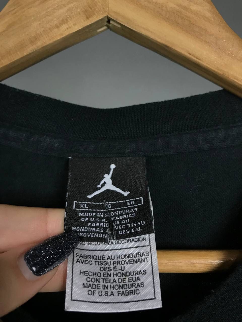 Jordan Brand × Vintage Air Jordan vintage streetwear big logo tee Size US XL / EU 56 / 4 - 4 Thumbnail