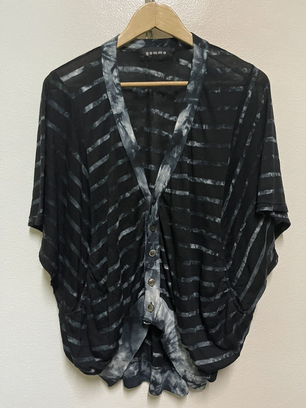image of Gomme Homme Gomme Bleach Shirt Button Pocket Japan, Women's (Size Medium)