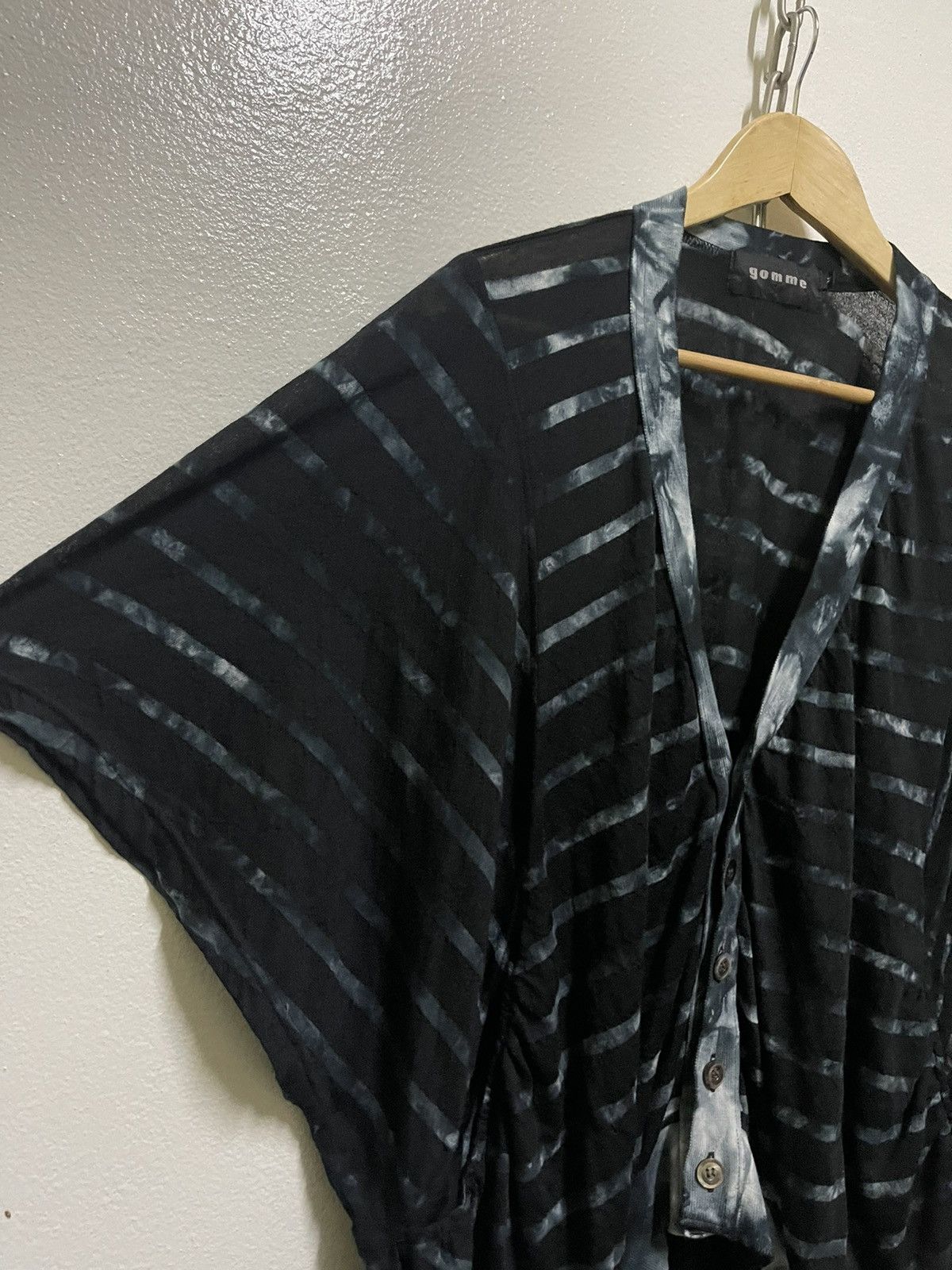 Japanese Brand × gomme Gomme Bleach Shirt Button Pocket Japan Size M / US 6-8 / IT 42-44 - 2 Thumbnail