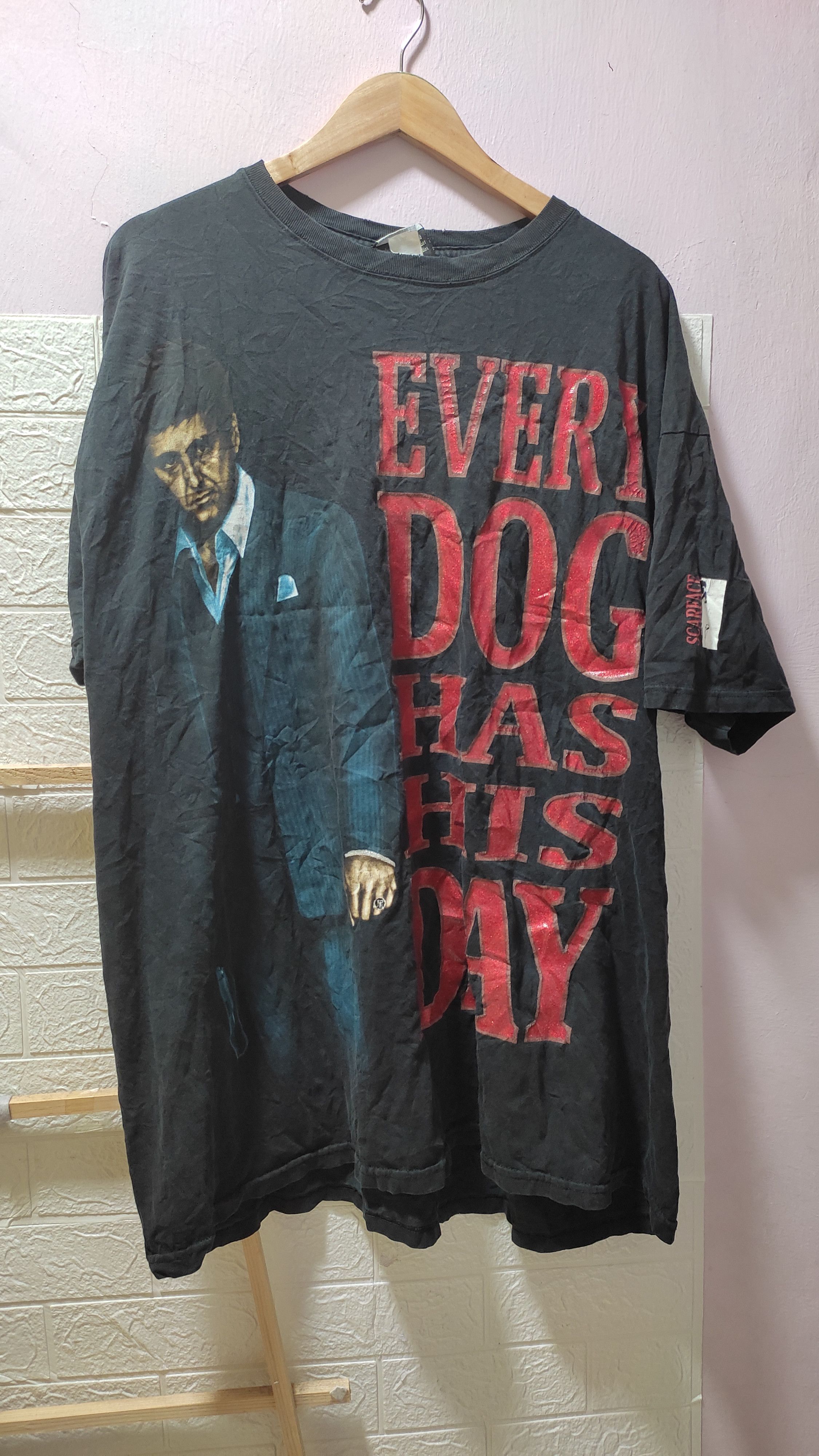 90s scarface overprint tee