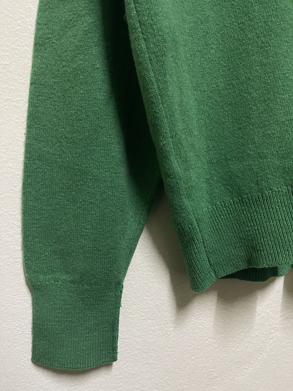 Burberry Burberrys Jumper Lambswool Green Size US M / EU 48-50 / 2 - 3 Thumbnail