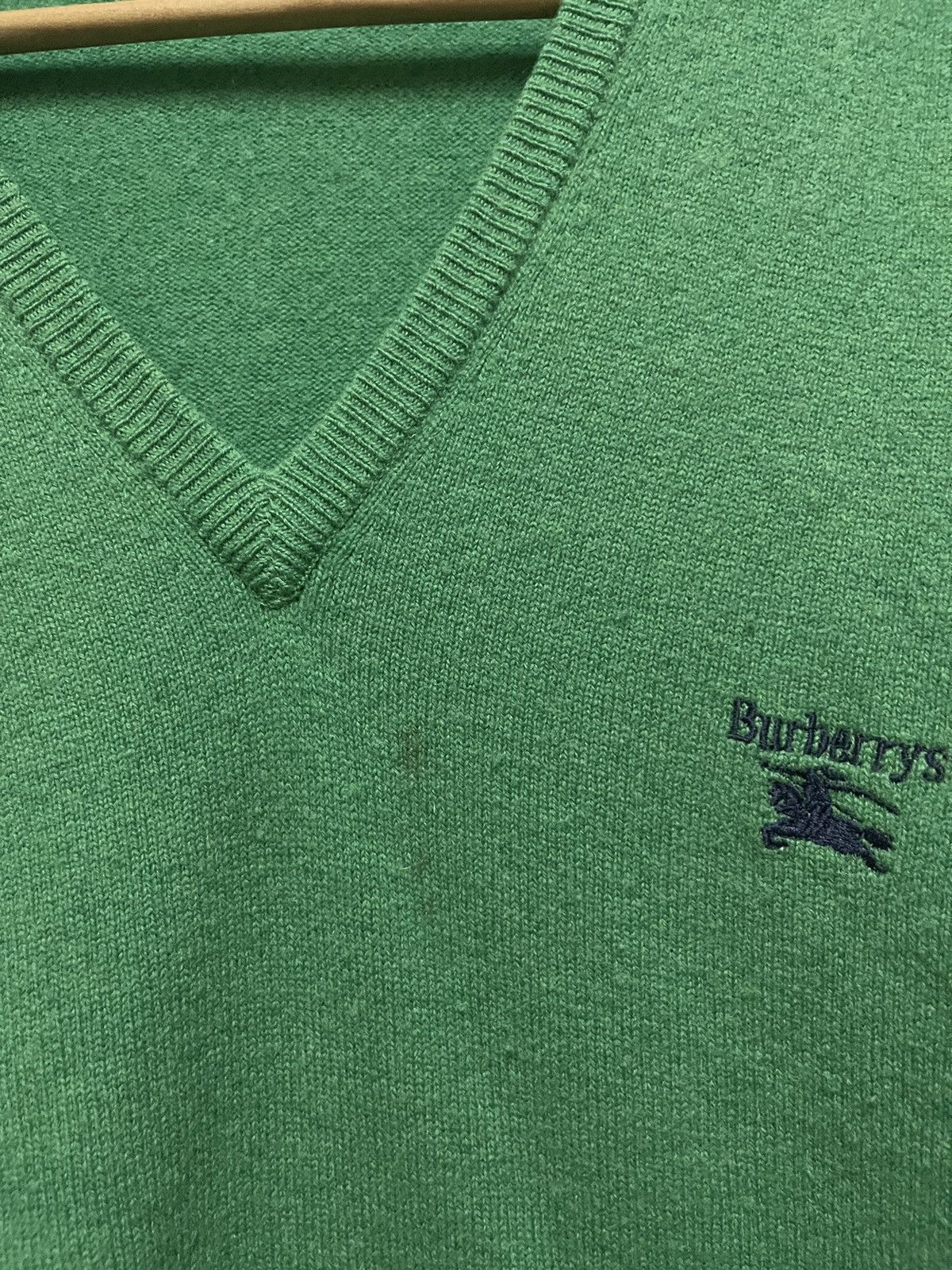 Burberry Burberrys Jumper Lambswool Green Size US M / EU 48-50 / 2 - 4 Thumbnail