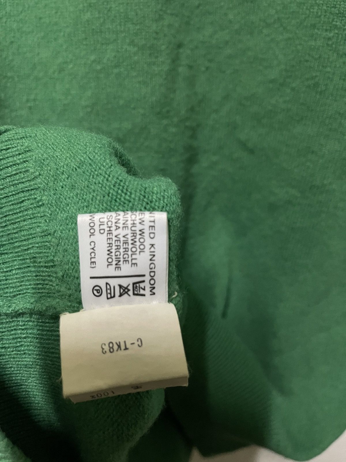 Burberry Burberrys Jumper Lambswool Green Size US M / EU 48-50 / 2 - 14 Thumbnail