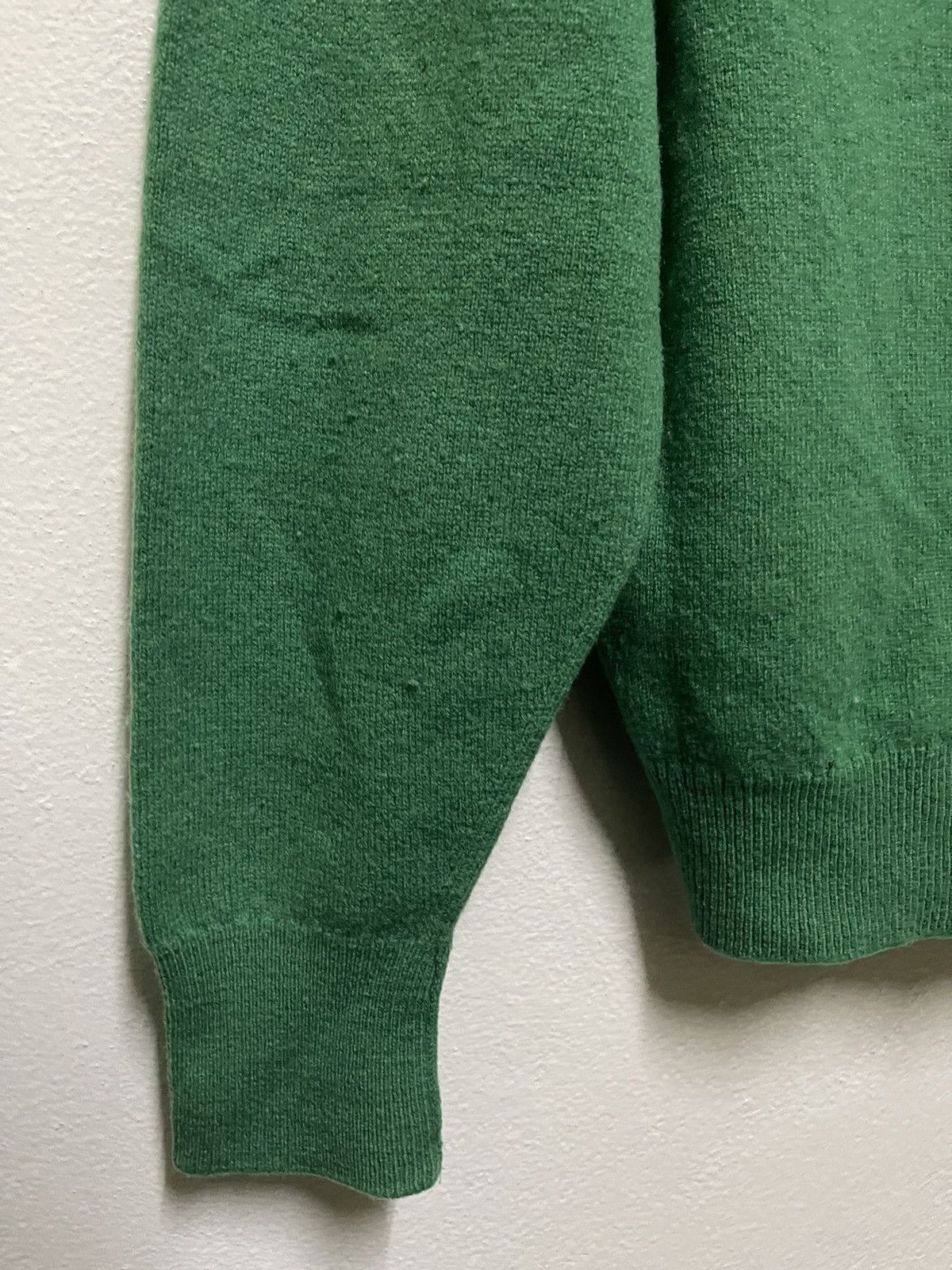 Burberry Burberrys Jumper Lambswool Green Size US M / EU 48-50 / 2 - 11 Thumbnail