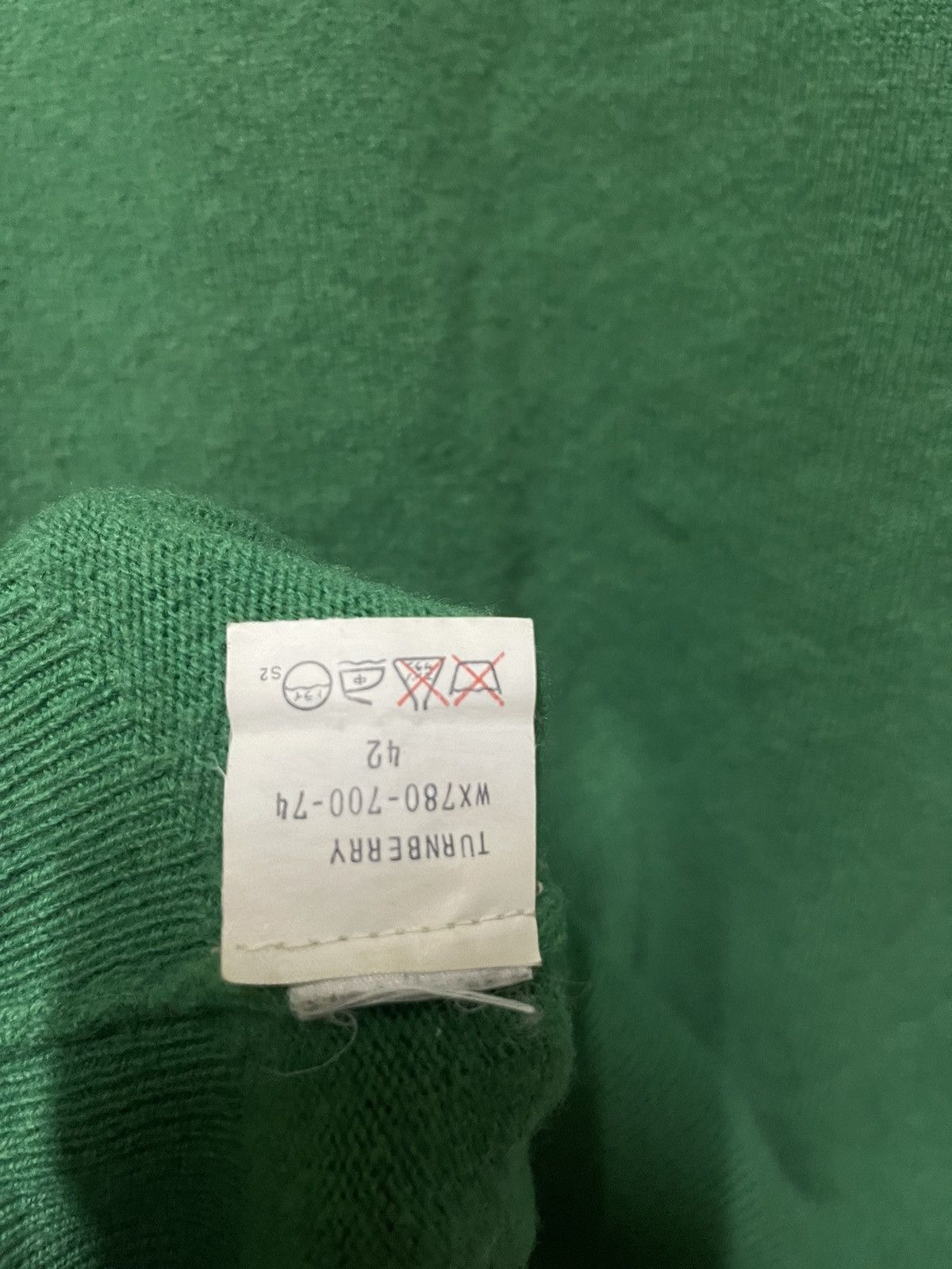 Burberry Burberrys Jumper Lambswool Green Size US M / EU 48-50 / 2 - 16 Thumbnail