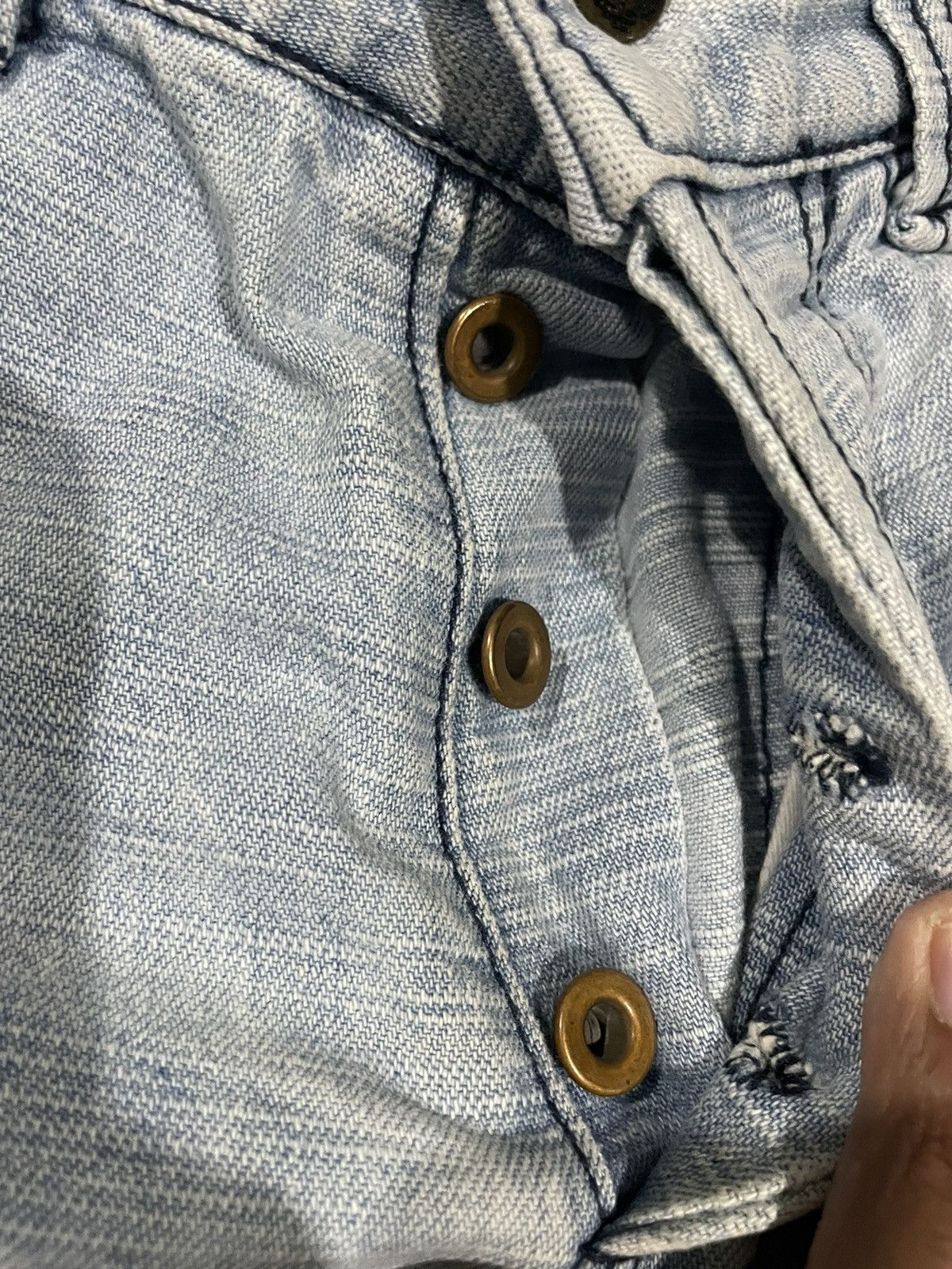 If Six Was Nine Indigo Japan Crouching Tiger Traditional Japan Jeans Size US 33 - 21 Thumbnail