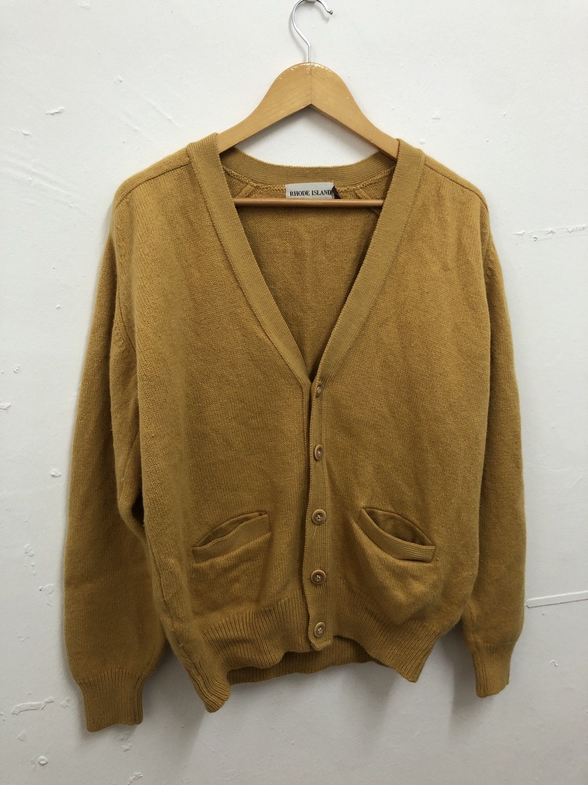Japanese Brand × Vintage VINTAGE RHODE ISLAND KNIT CARDIGAN GRUNGE Size US M / EU 48-50 / 2 - 2 Thumbnail