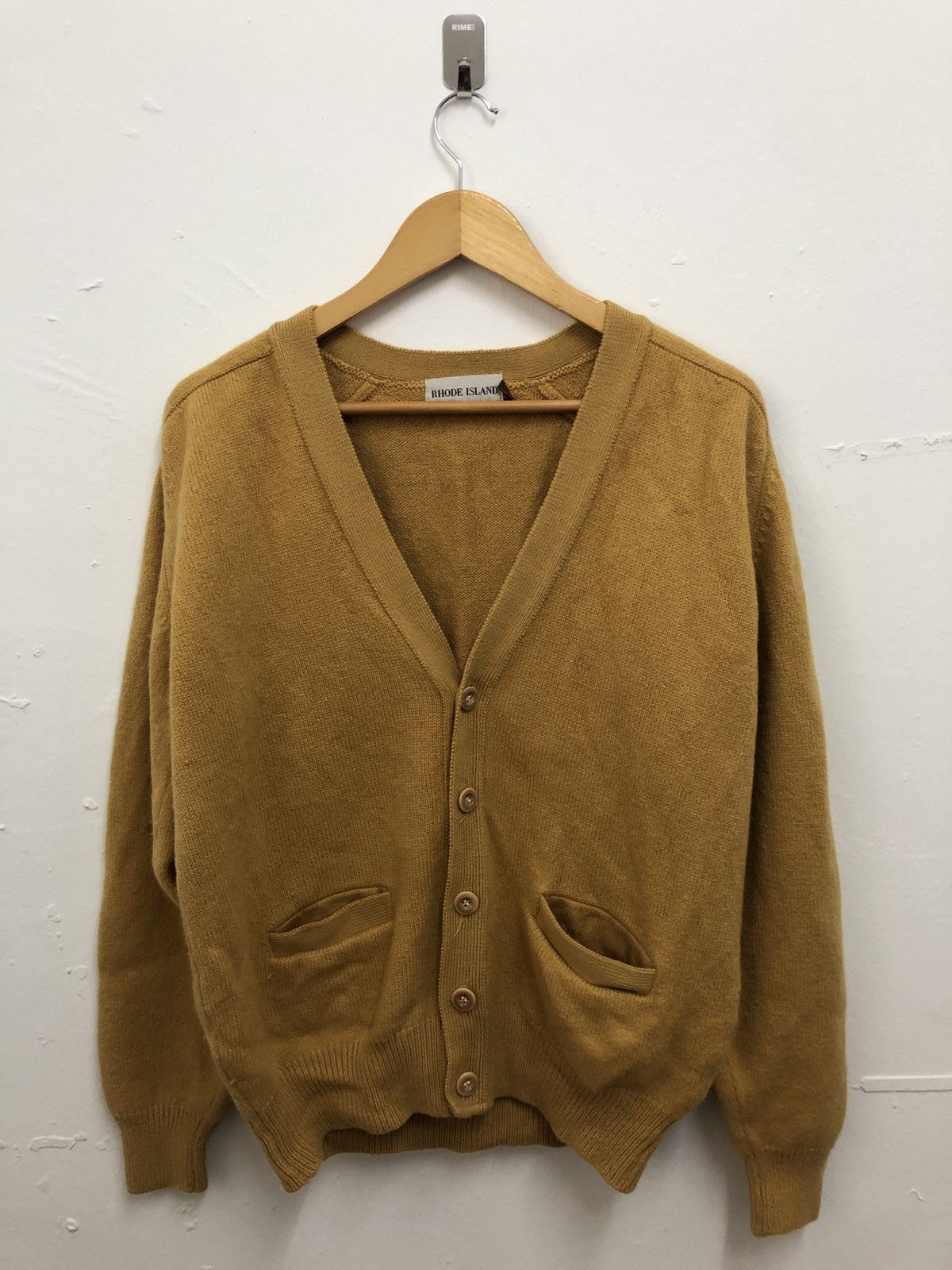 Japanese Brand × Vintage VINTAGE RHODE ISLAND KNIT CARDIGAN GRUNGE Size US M / EU 48-50 / 2 - 1 Thumbnail