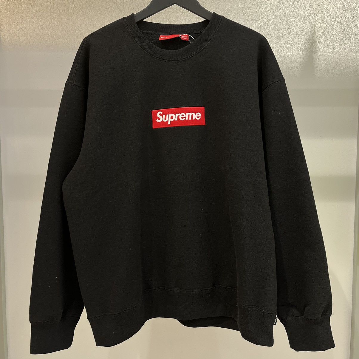 Supreme Supreme Box Logo Crewneck Black | Grailed