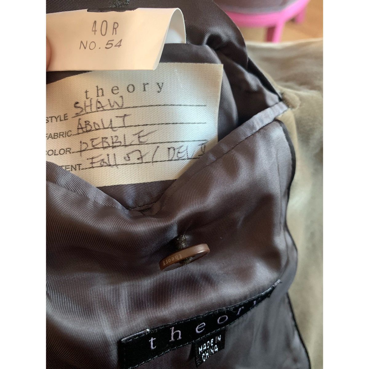 Theory THEORY VELVET SHAW BLAZER Size 40R - 23 Thumbnail
