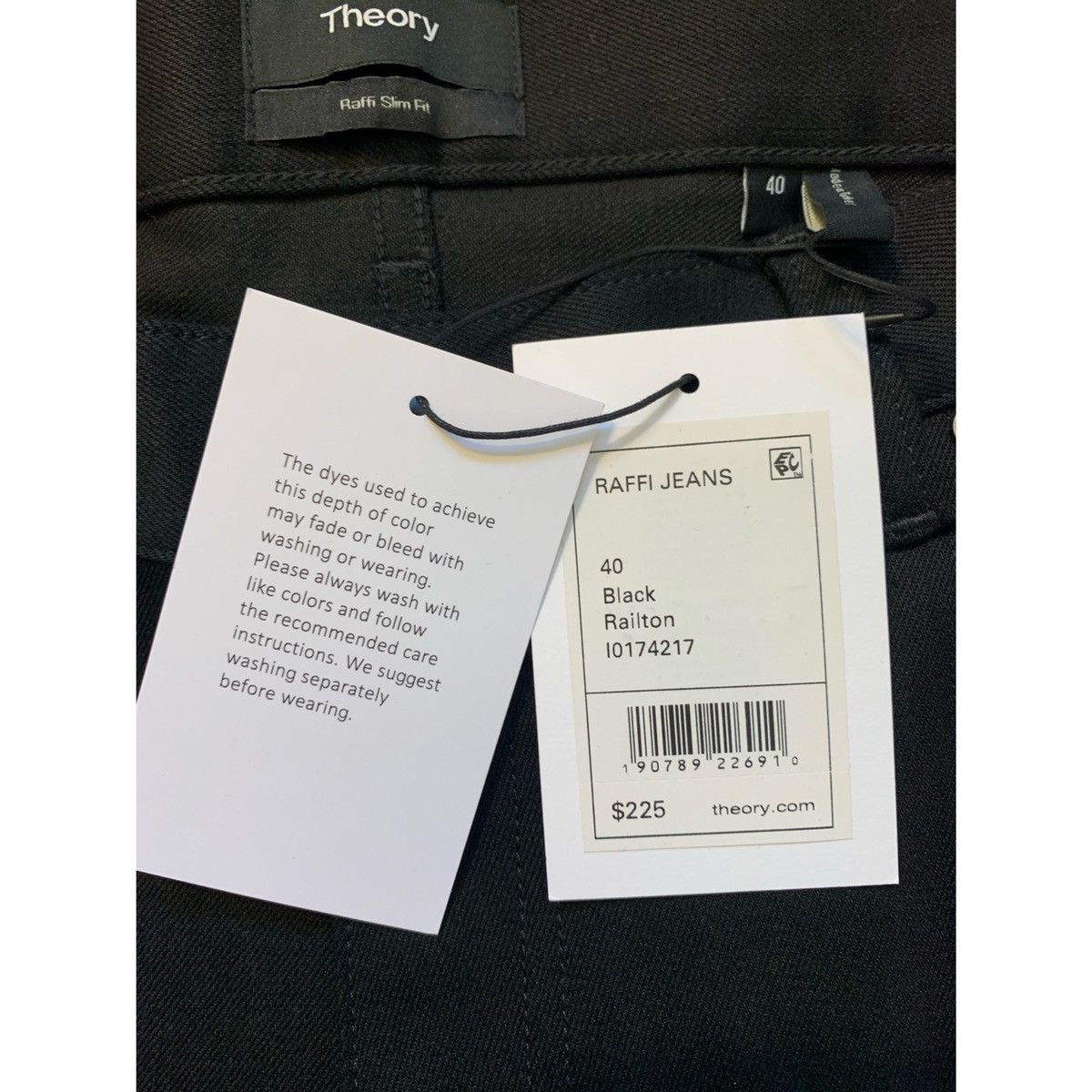 Theory THEORY BLACK RAFFI JEANS Size US 40 / EU 56 - 12 Thumbnail